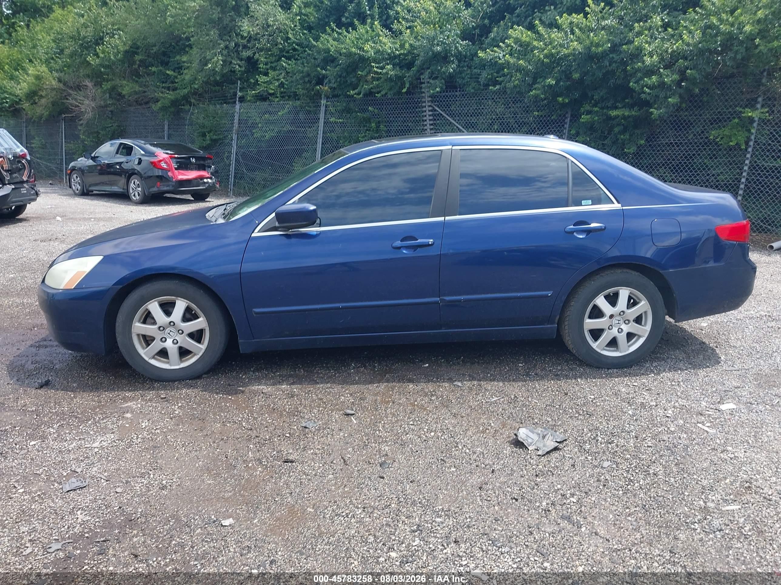 2005 Honda Accord 3.0 Ex Dark Blue vin: 1HGCM66595A028521