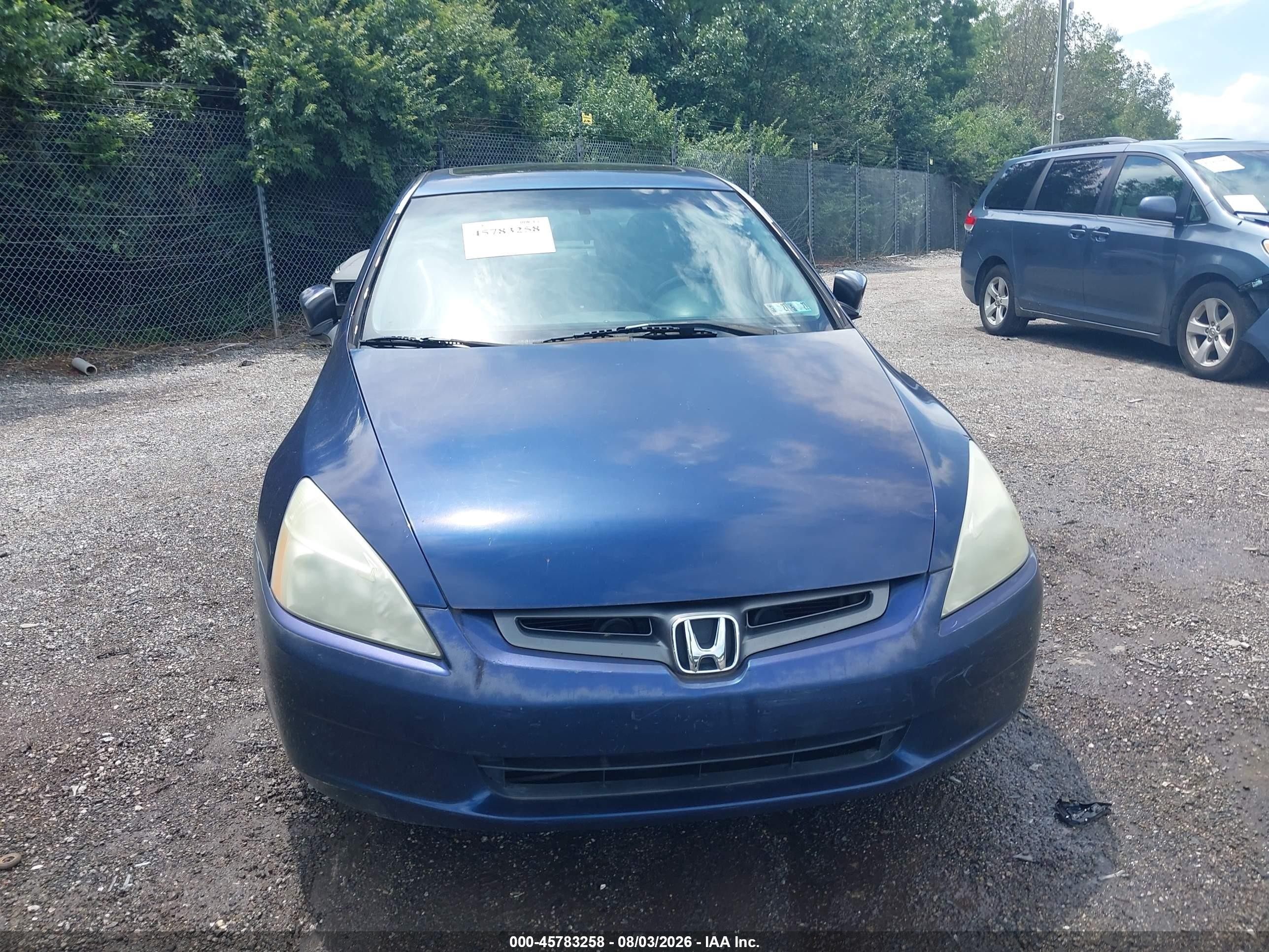 2005 Honda Accord 3.0 Ex Dark Blue vin: 1HGCM66595A028521