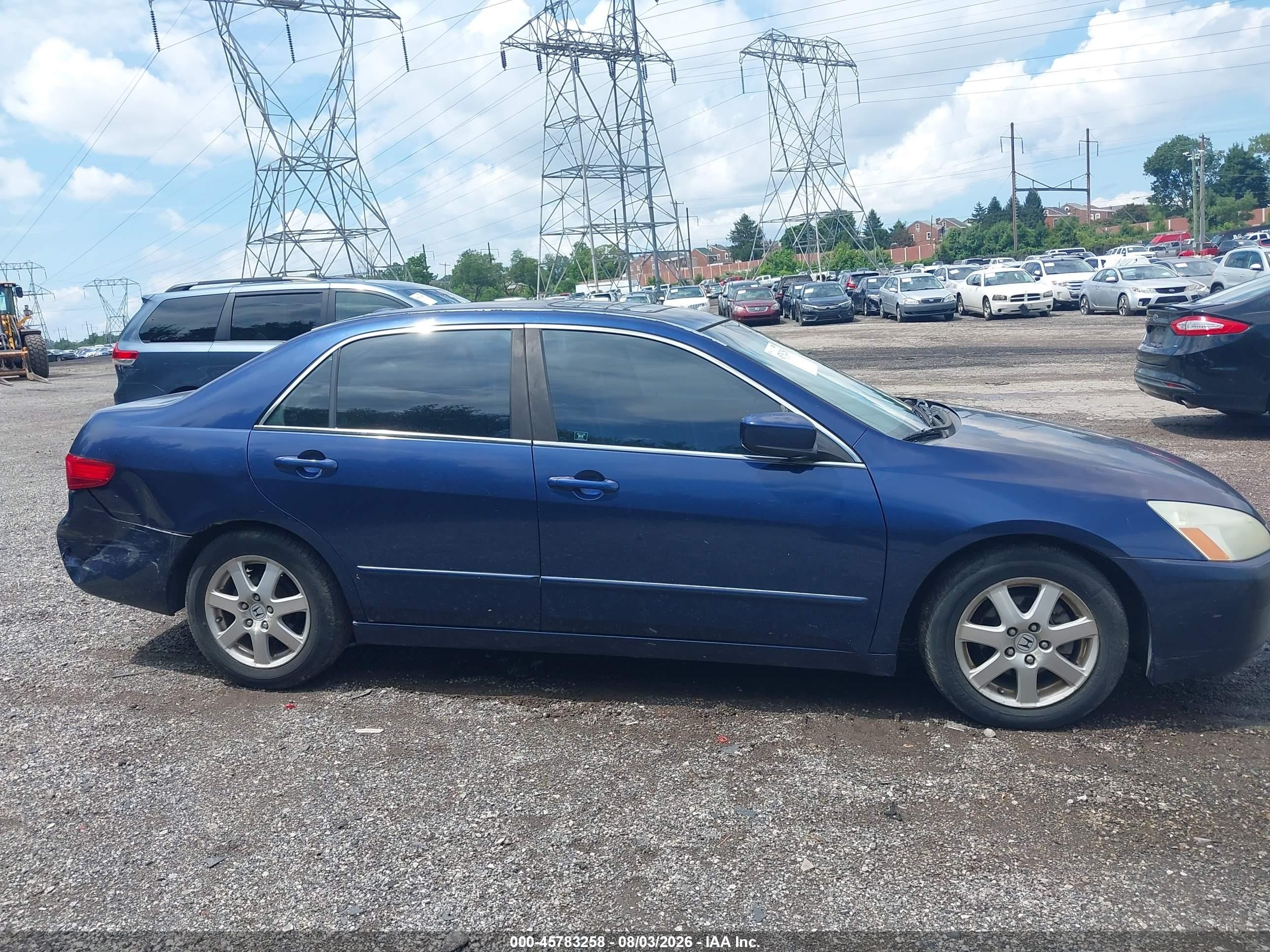 2005 Honda Accord 3.0 Ex Dark Blue vin: 1HGCM66595A028521
