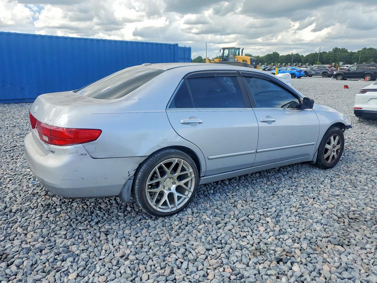 2005 Honda Accord Ex Silver vin: 1HGCM66595A052401