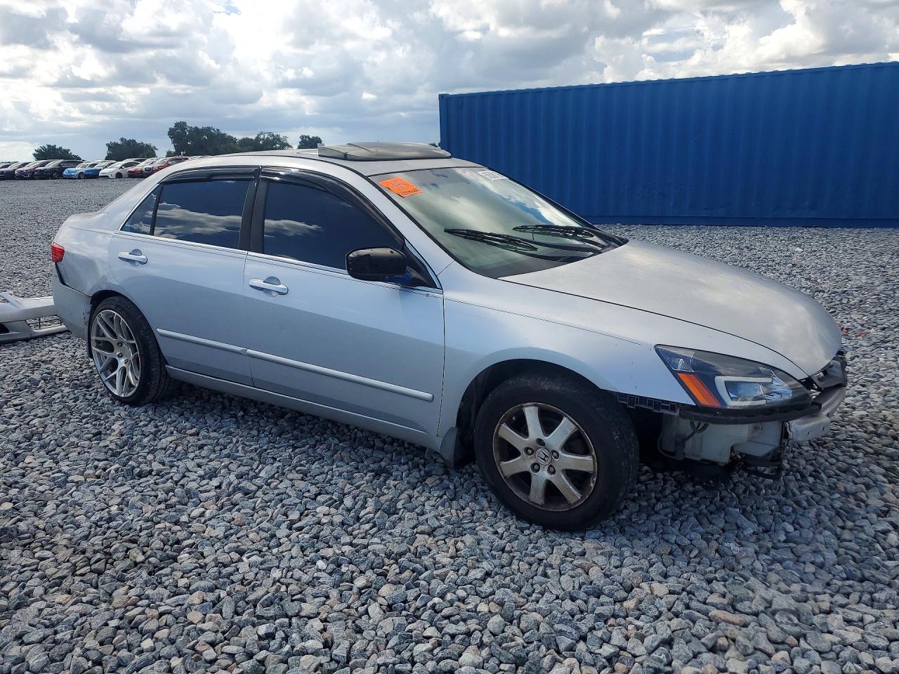 2005 Honda Accord Ex Silver vin: 1HGCM66595A052401
