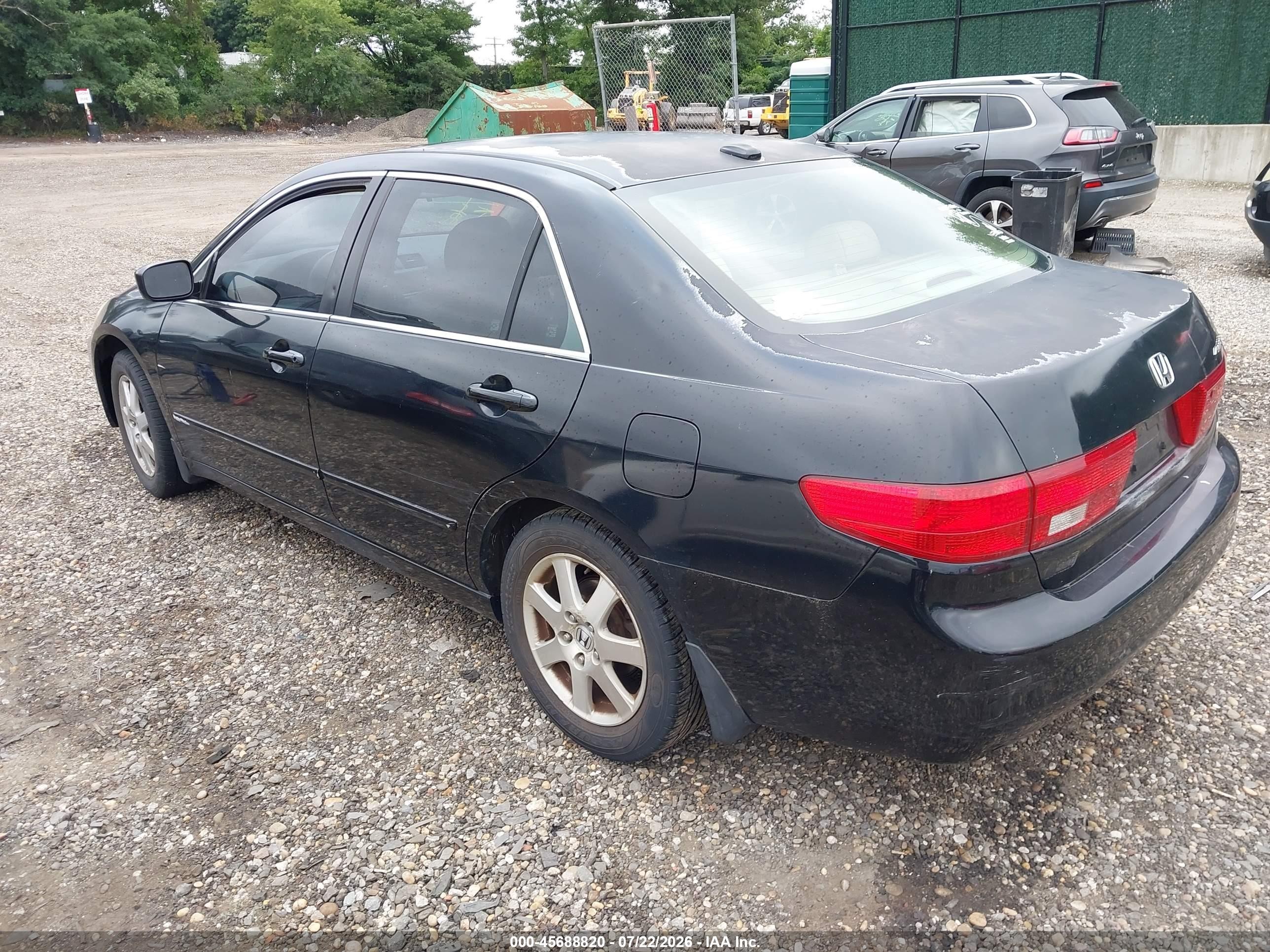 2005 Honda Accord 3.0 Ex Черный vin: 1HGCM66595A054455
