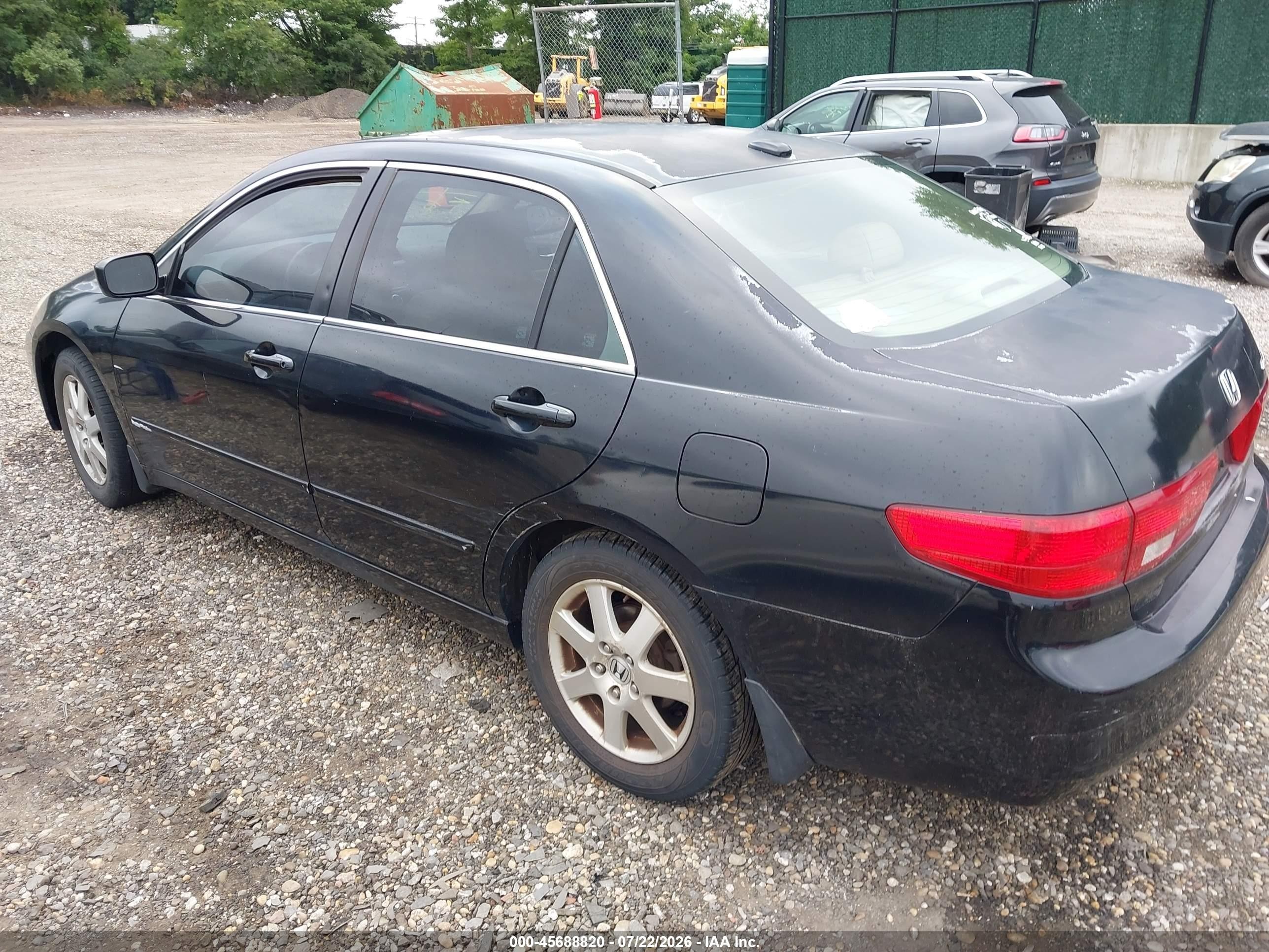 2005 Honda Accord 3.0 Ex Черный vin: 1HGCM66595A054455