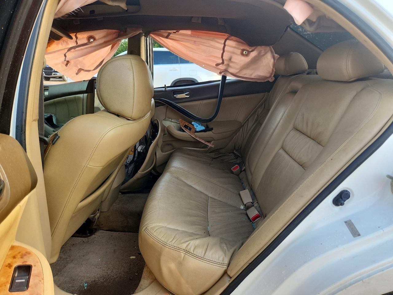 2005 Honda Accord Ex White vin: 1HGCM66595A055198