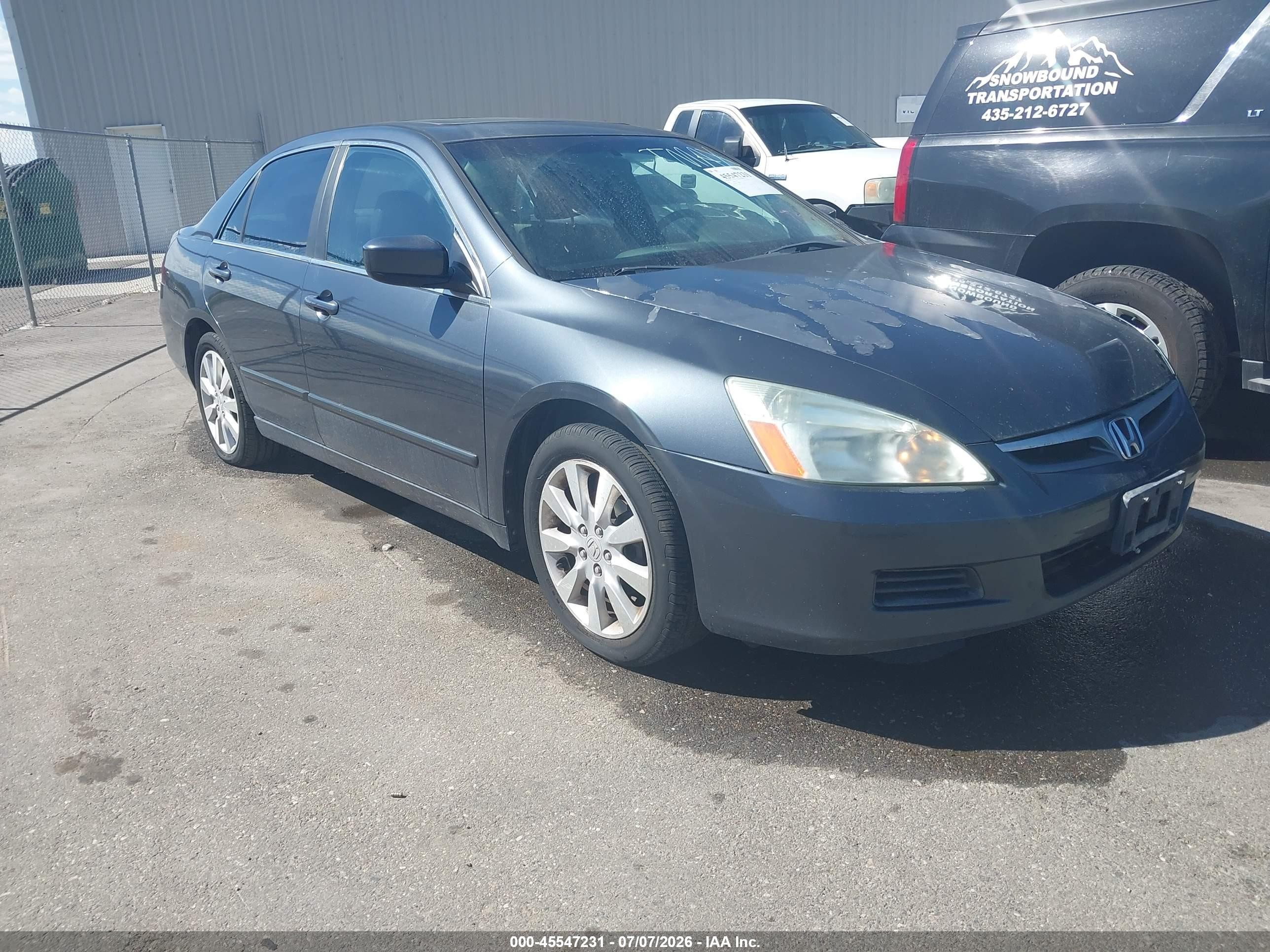 2006 Honda Accord 3.0 Ex Gray vin: 1HGCM66596A000459
