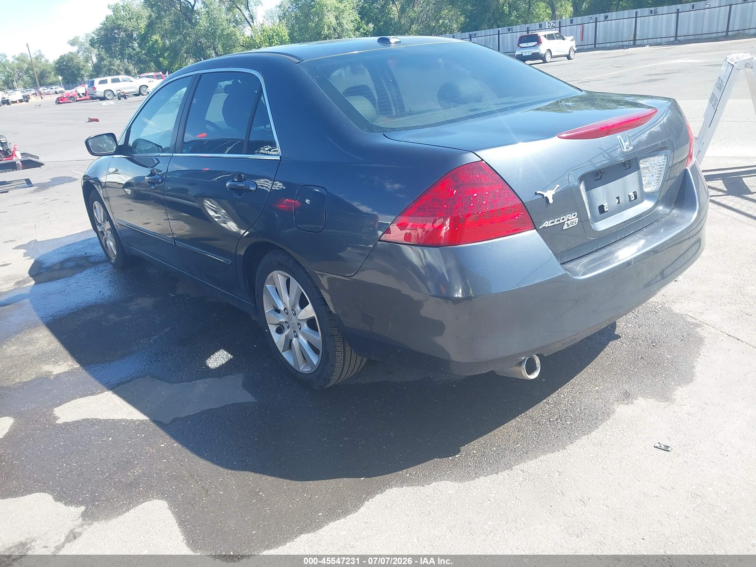 2006 Honda Accord 3.0 Ex Серый vin: 1HGCM66596A000459