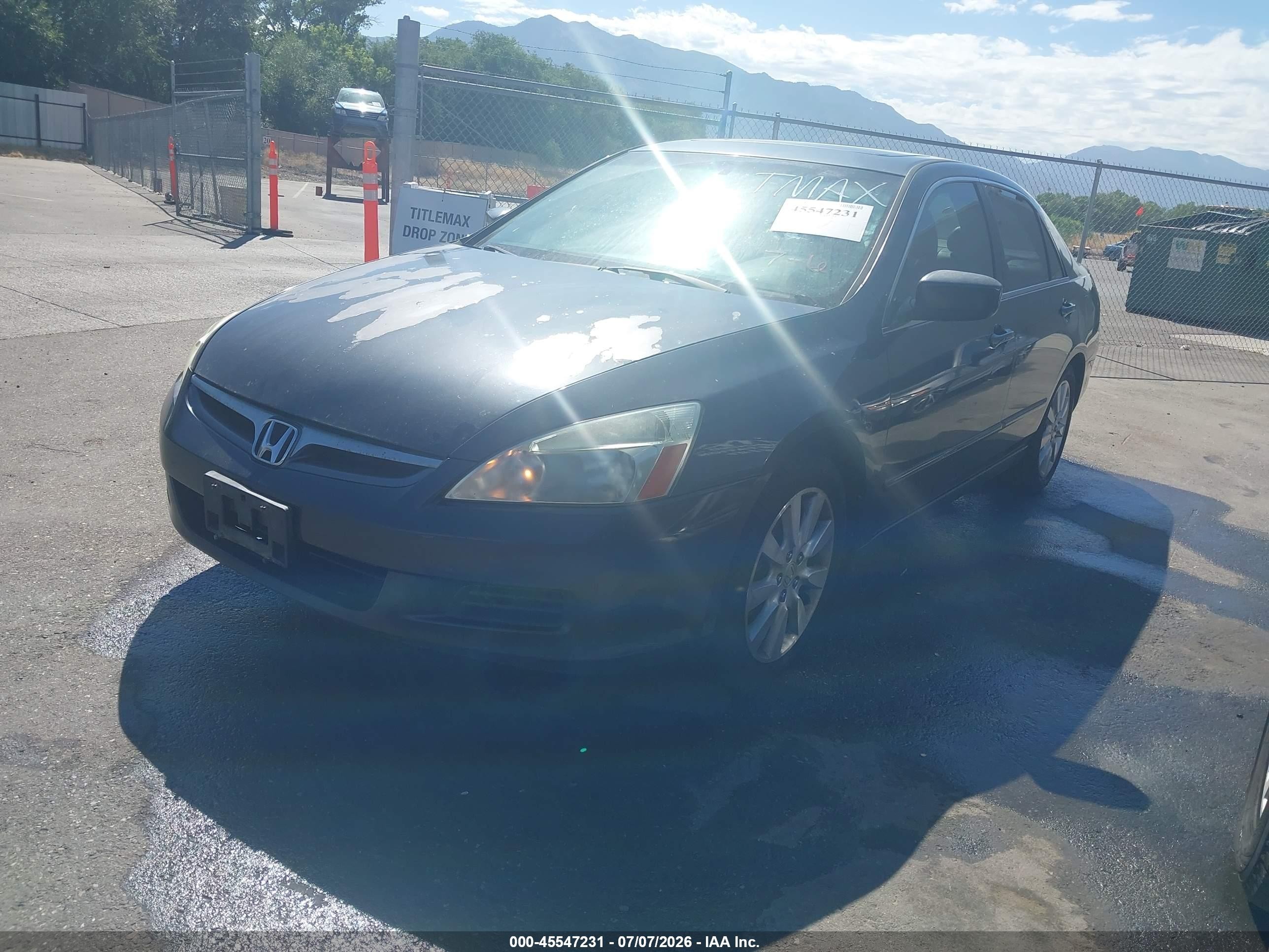 2006 Honda Accord 3.0 Ex Серый vin: 1HGCM66596A000459
