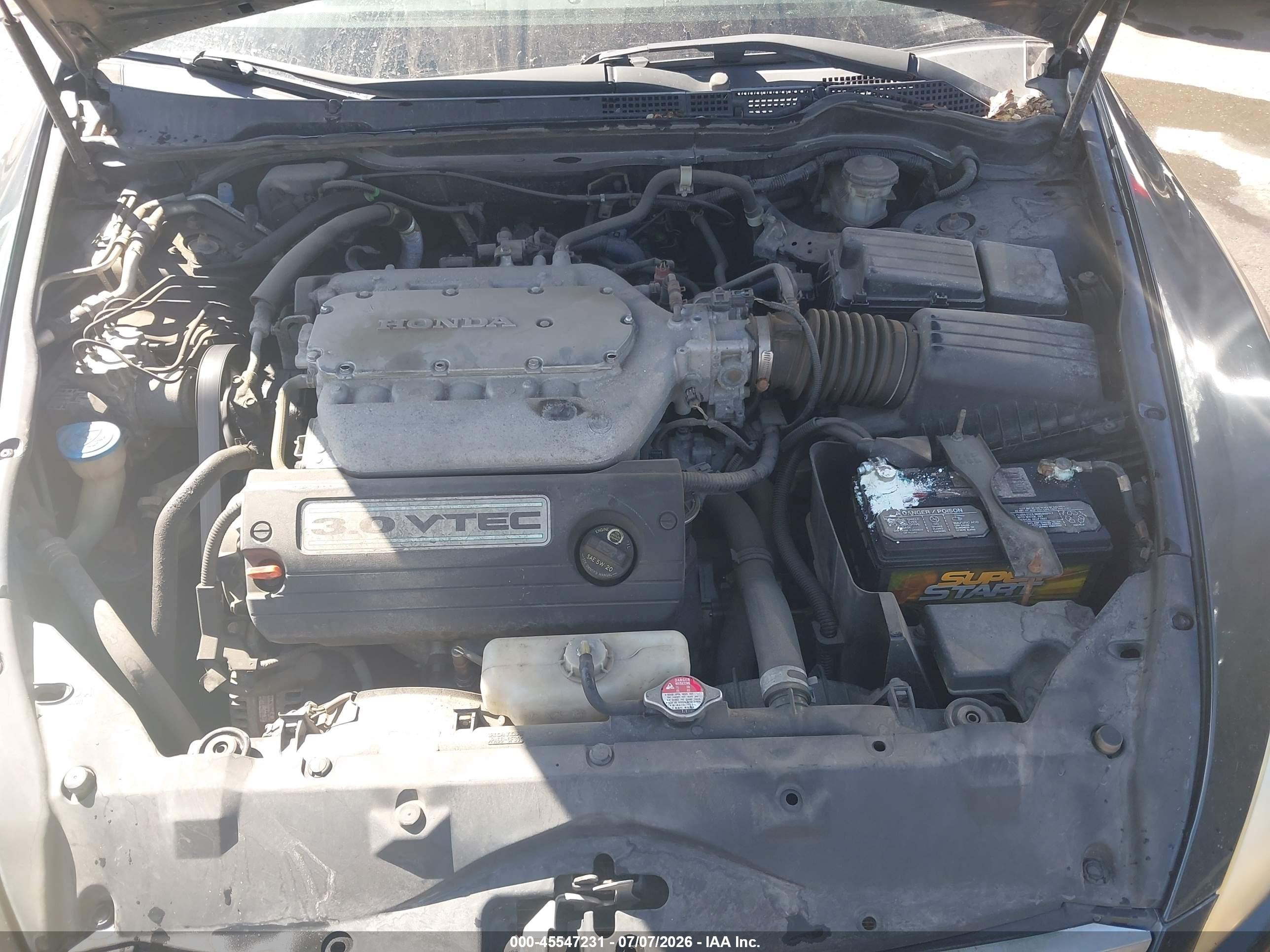 2006 Honda Accord 3.0 Ex Серый vin: 1HGCM66596A000459