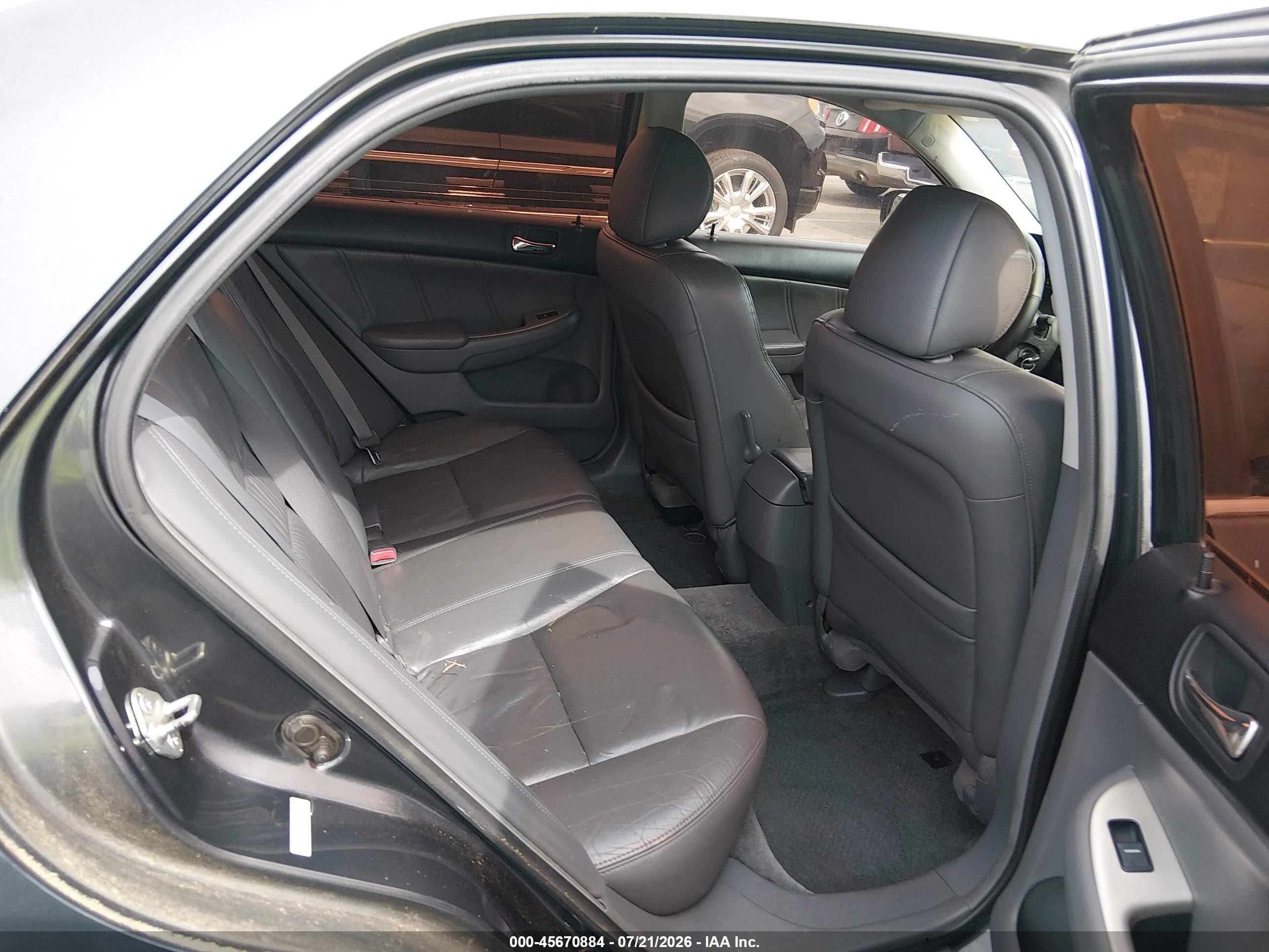 2006 Honda Accord 3.0 Ex Gray vin: 1HGCM66596A016158