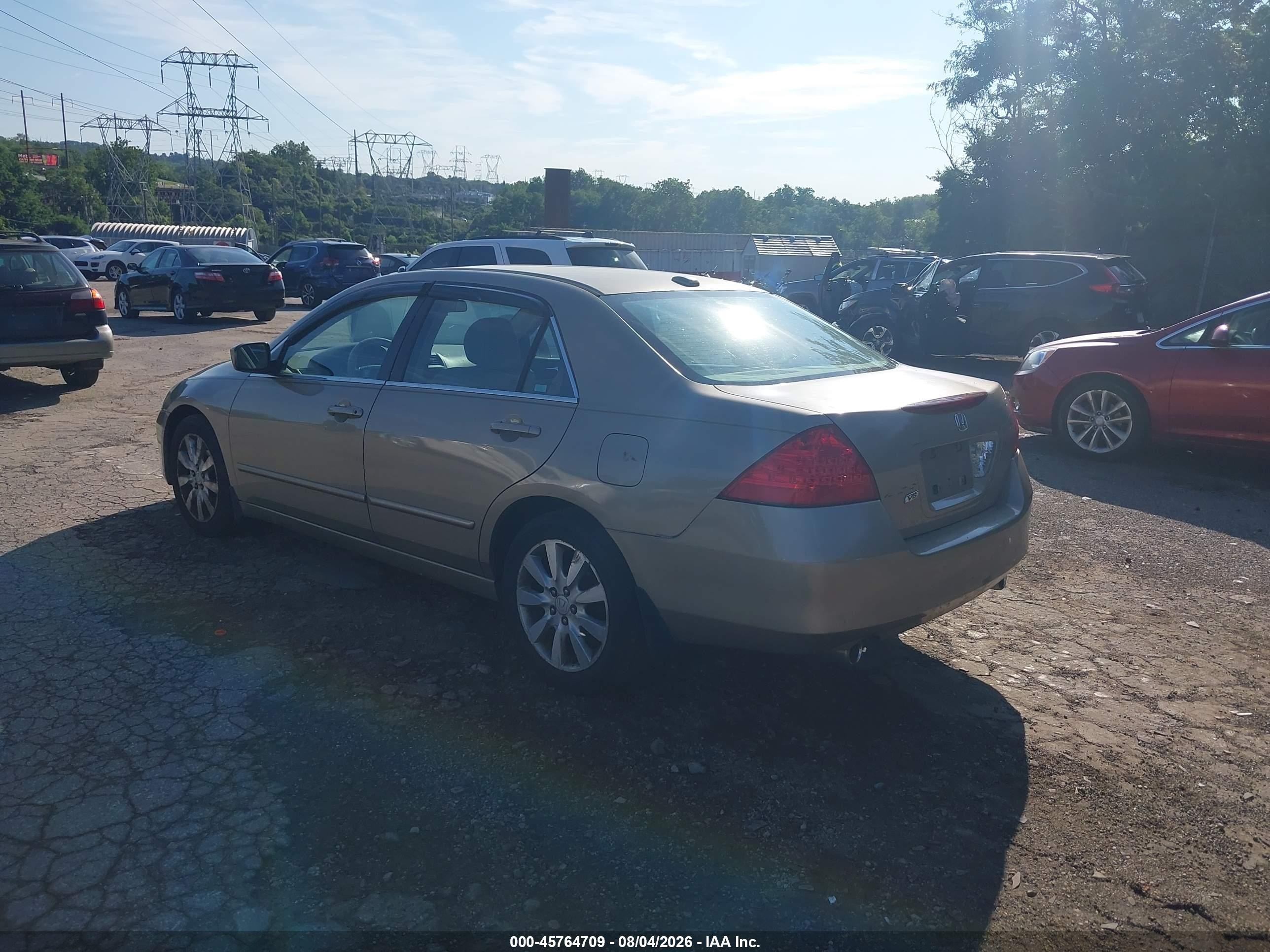 2006 Honda Accord 3.0 Ex Золотой vin: 1HGCM66596A024261