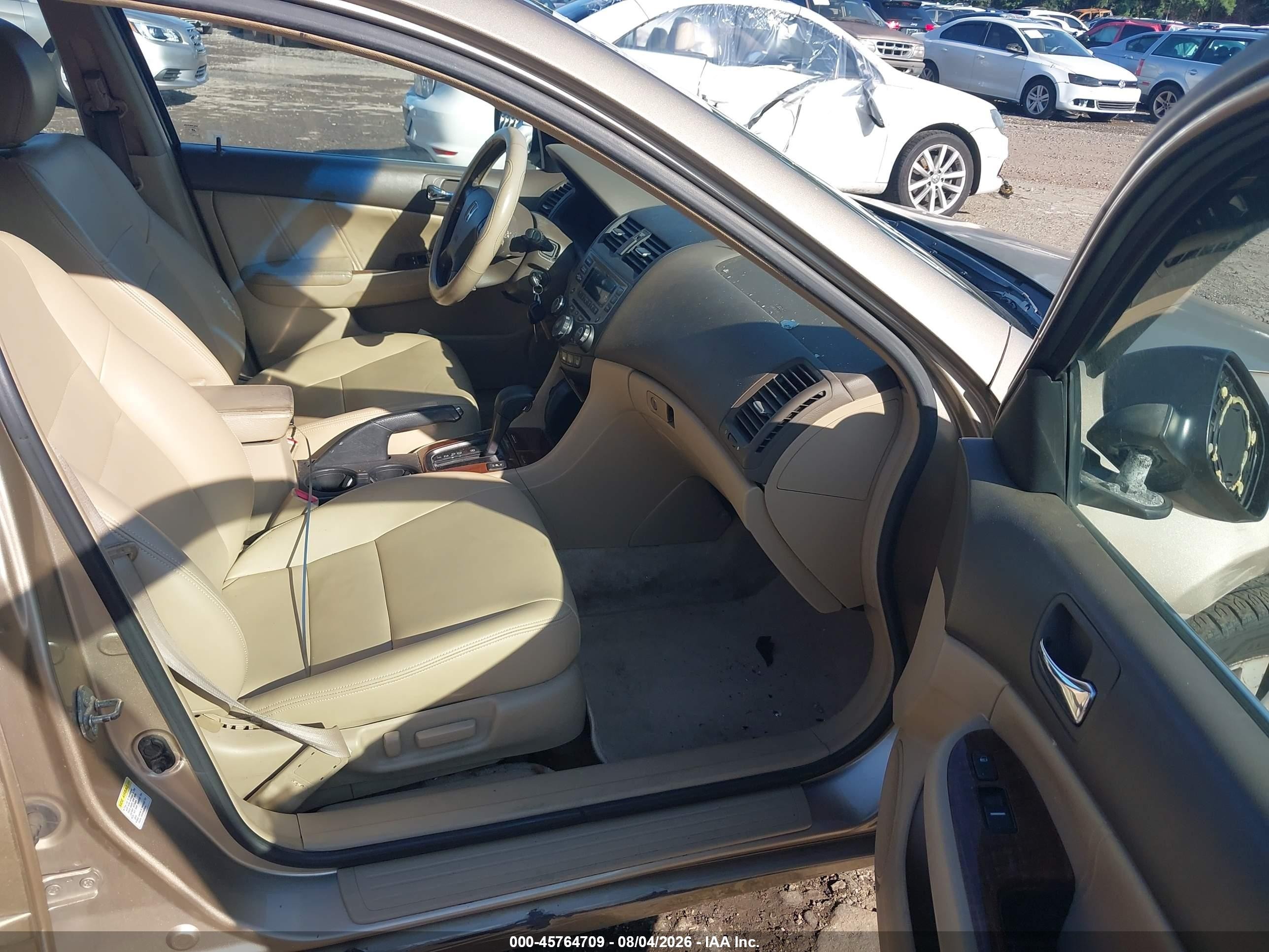 2006 Honda Accord 3.0 Ex Золотой vin: 1HGCM66596A024261