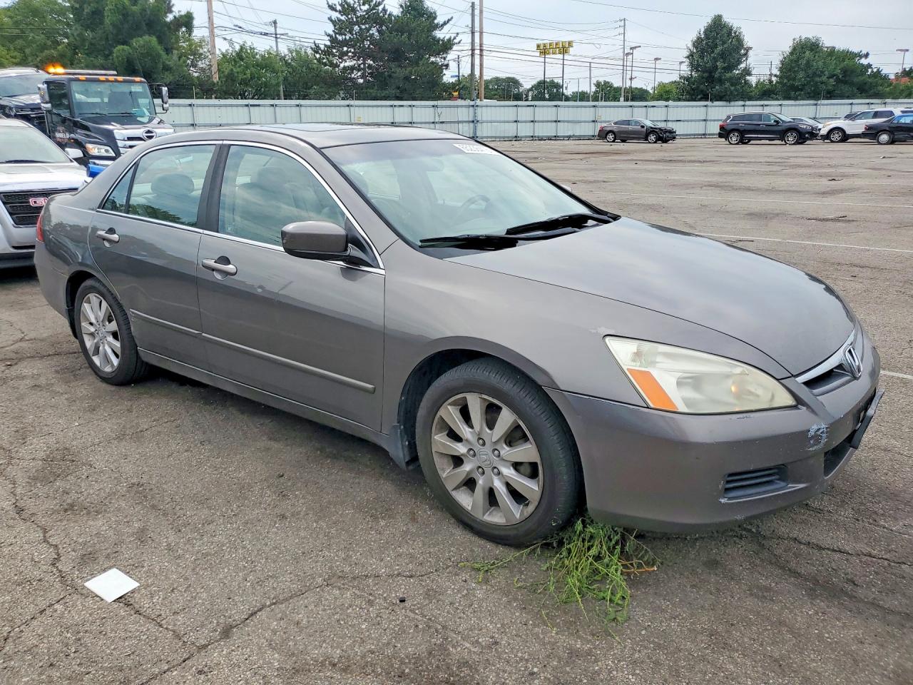2006 Honda Accord Ex Gray vin: 1HGCM66596A029203