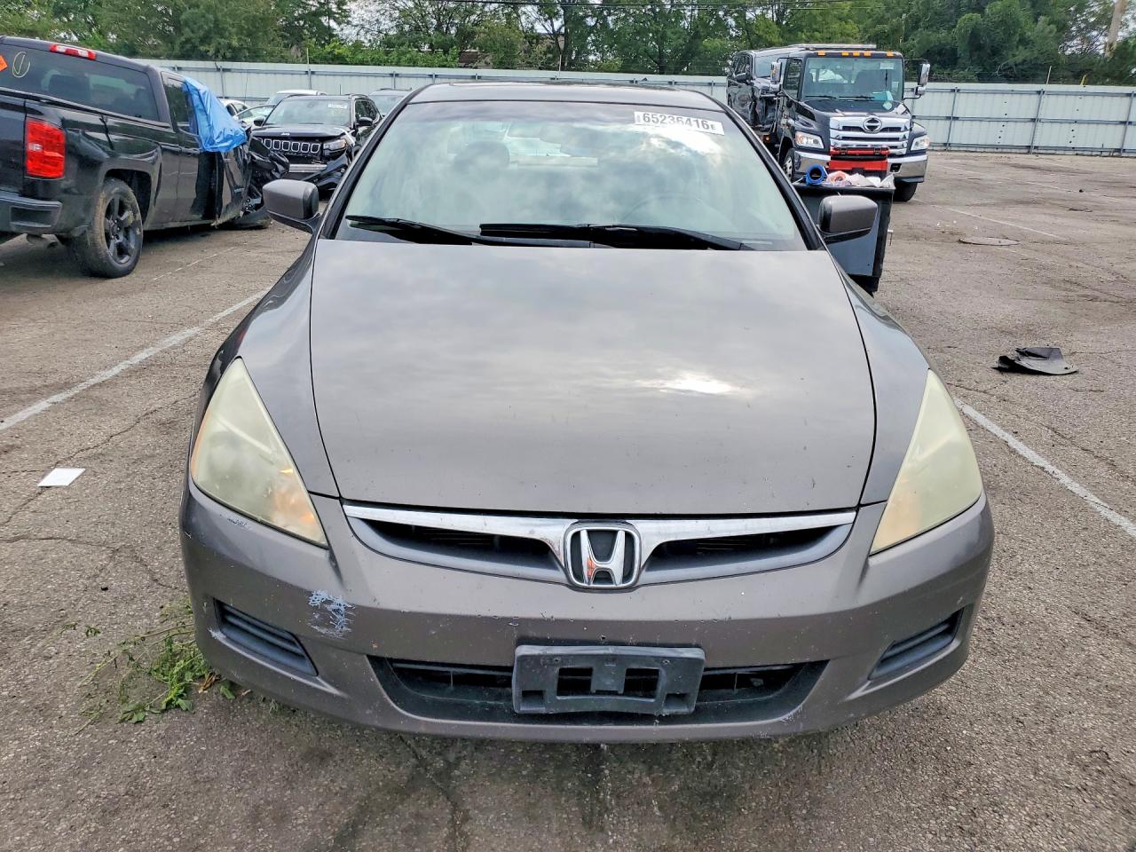 2006 Honda Accord Ex Gray vin: 1HGCM66596A029203