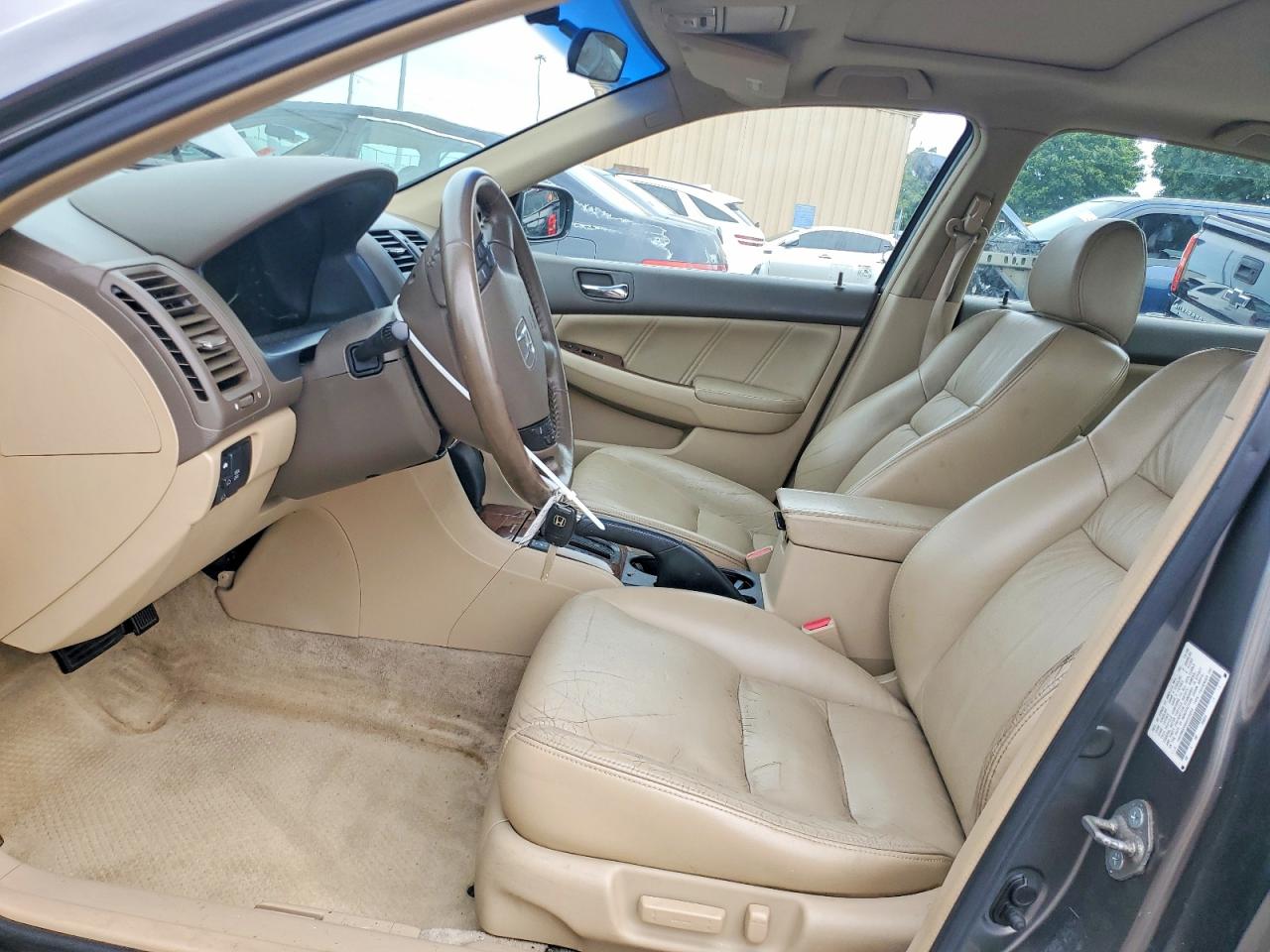 2006 Honda Accord Ex Gray vin: 1HGCM66596A029203
