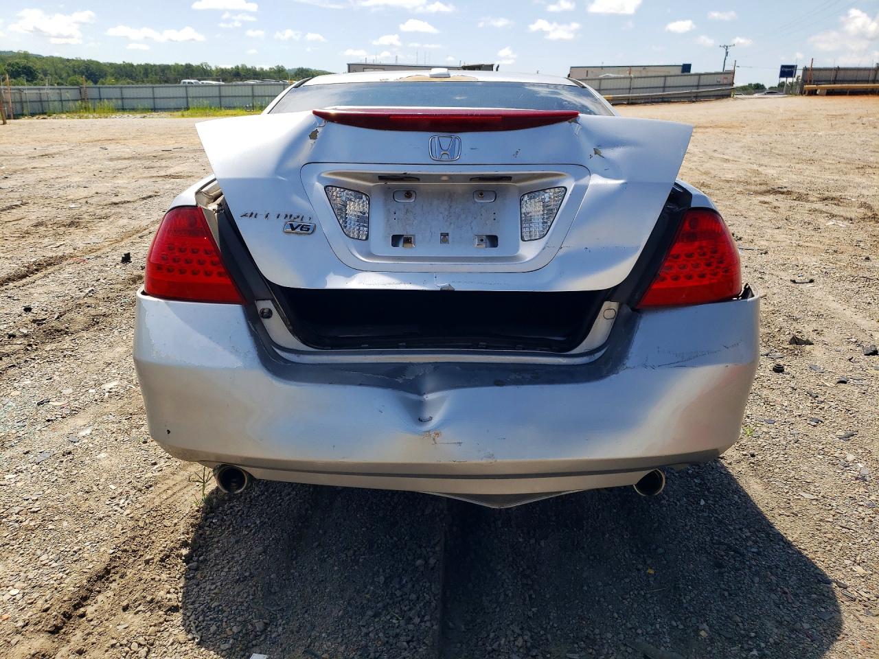 2006 Honda Accord Ex Silver vin: 1HGCM66596A036040