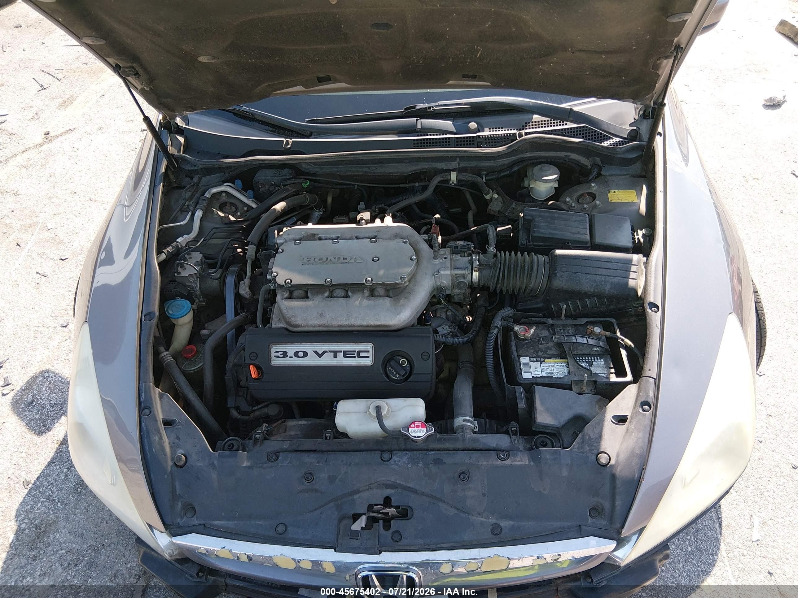 2006 Honda Accord 3.0 Ex Beige vin: 1HGCM66596A041383
