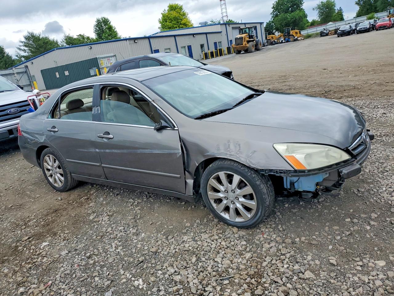 2006 Honda Accord Ex Gray vin: 1HGCM66596A043831