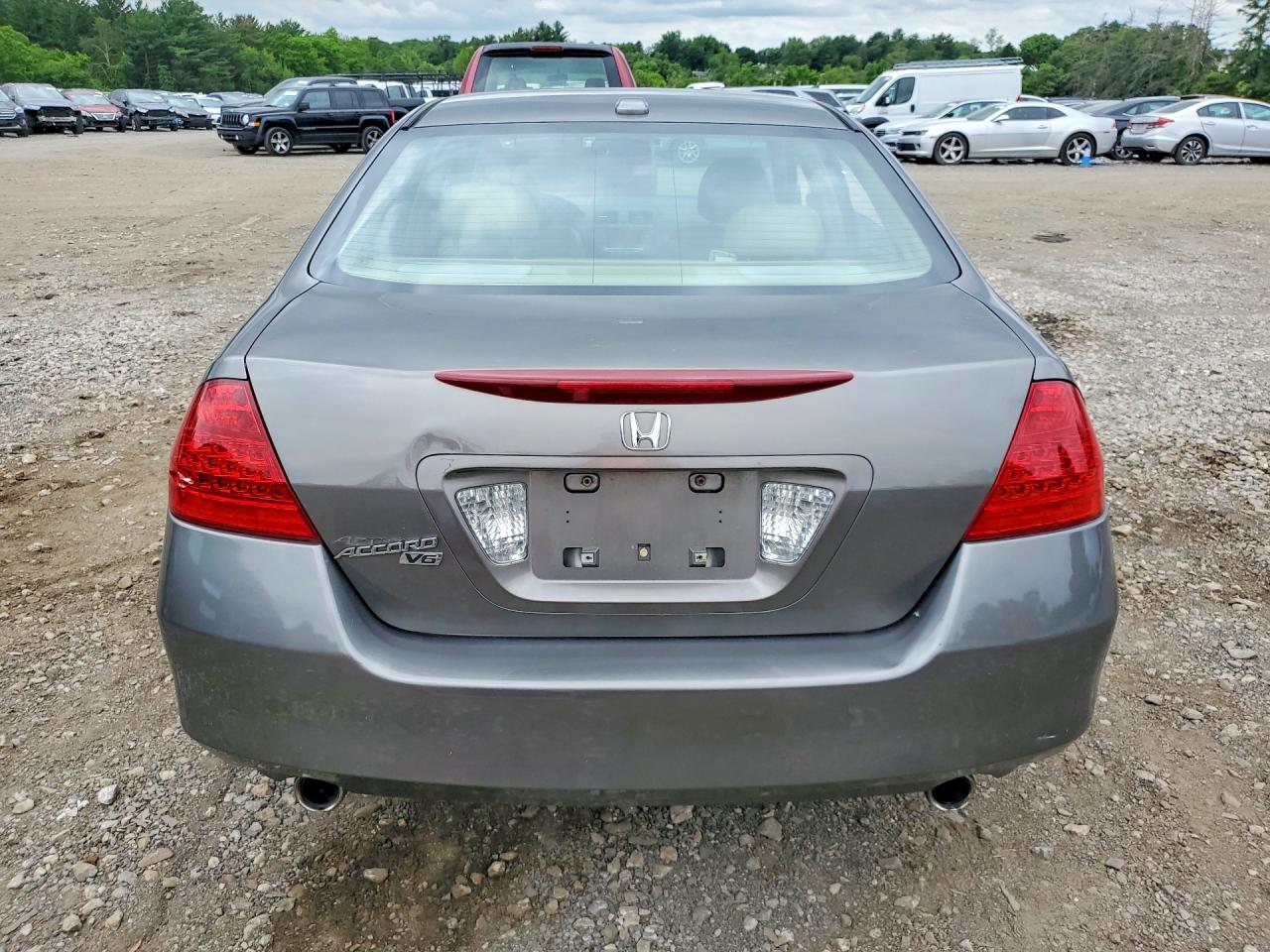 2006 Honda Accord Ex Gray vin: 1HGCM66596A043831
