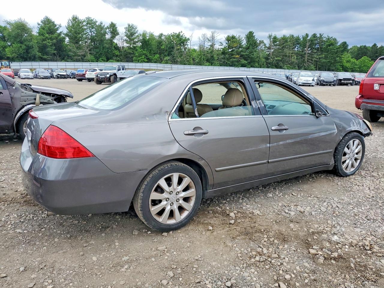 2006 Honda Accord Ex Gray vin: 1HGCM66596A043831