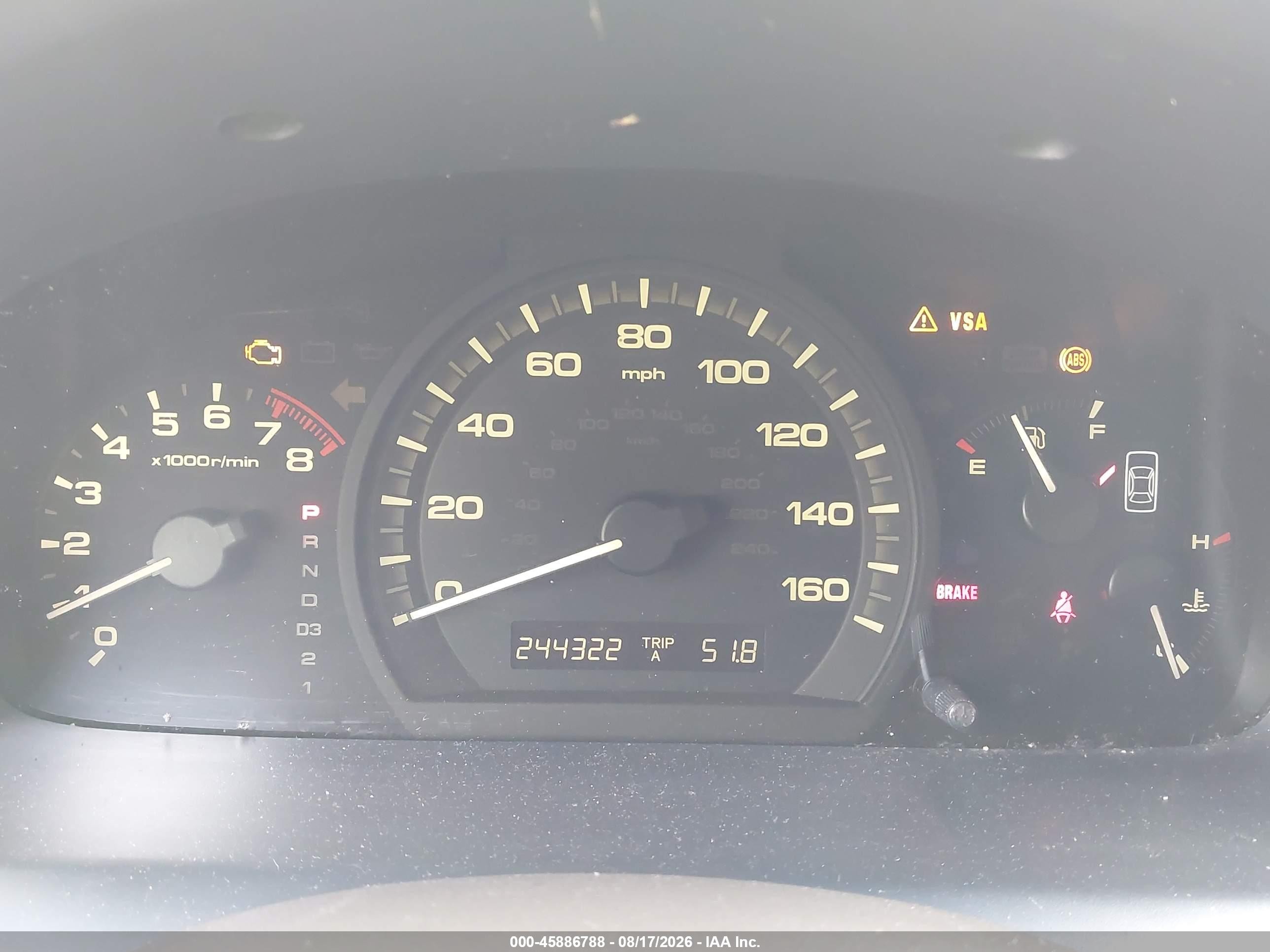 2006 Honda Accord 3.0 Ex Gray vin: 1HGCM66596A063593