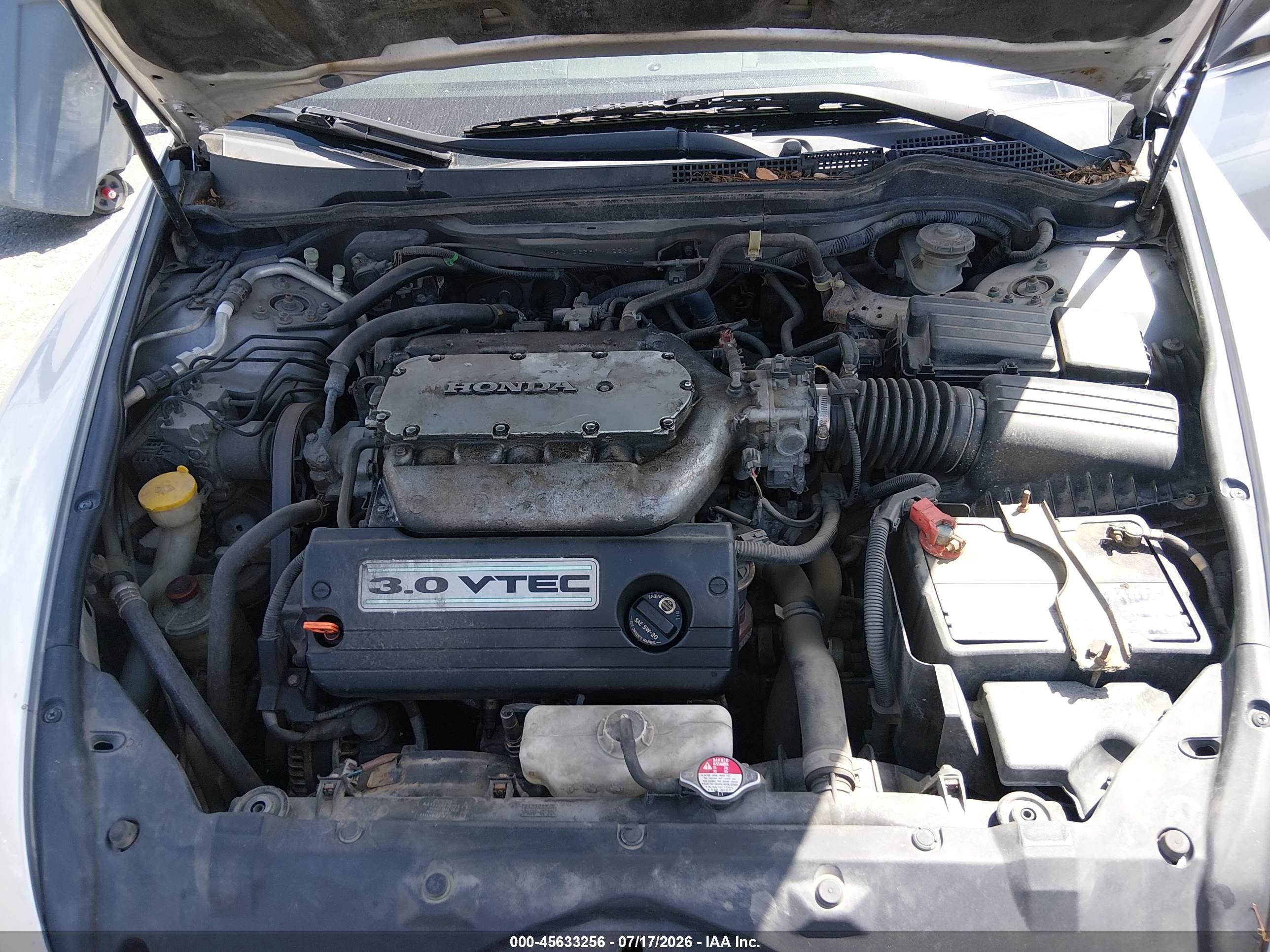 2007 Honda Accord 3.0 Ex Silver vin: 1HGCM66597A028280