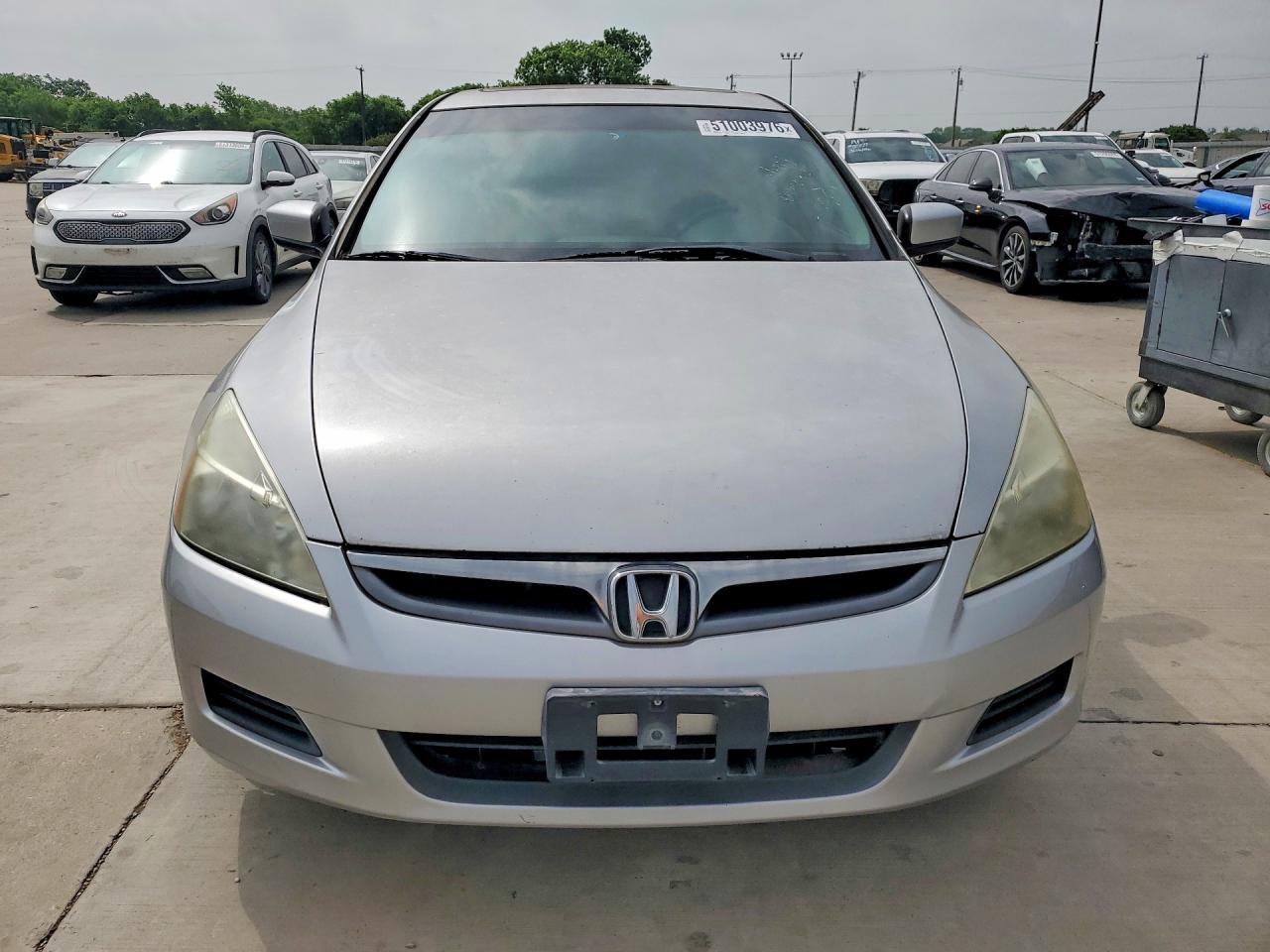 2007 Honda Accord Ex Silver vin: 1HGCM66597A035777