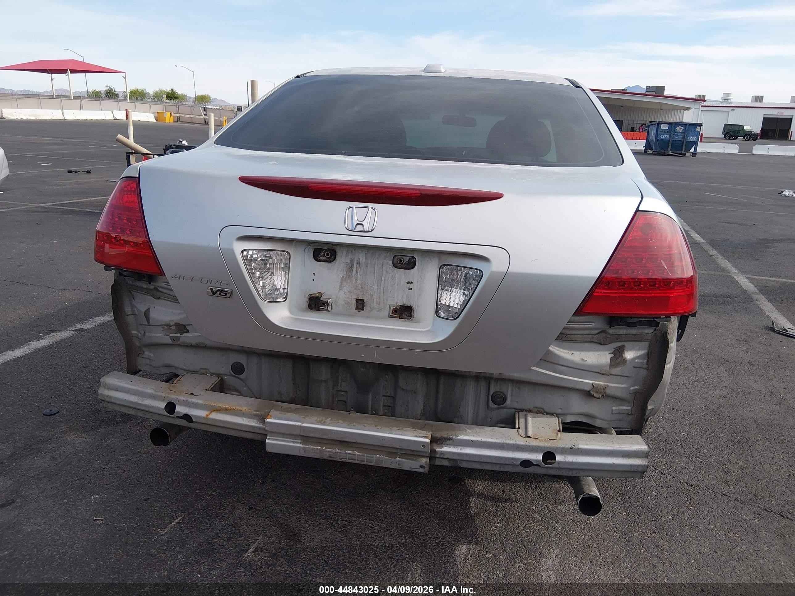 2007 Honda Accord 3.0 Ex Серебряный vin: 1HGCM66597A051882