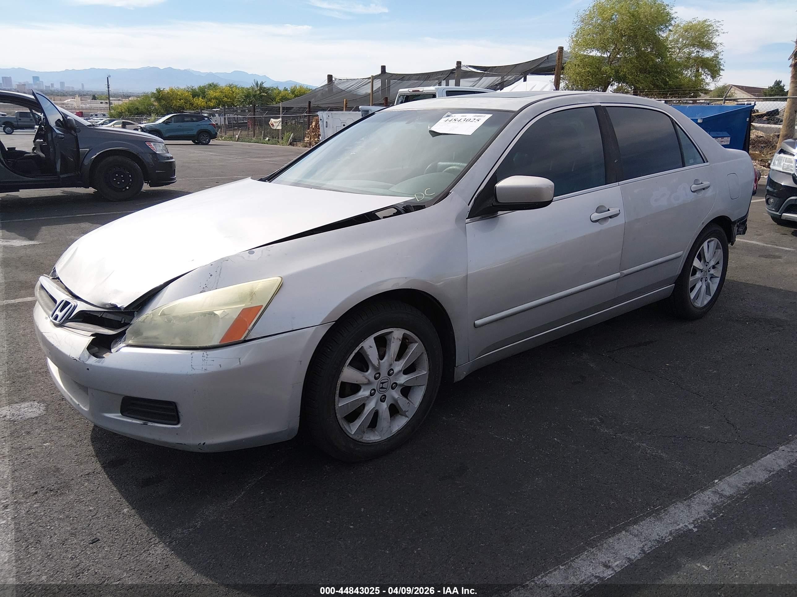 2007 Honda Accord 3.0 Ex Серебряный vin: 1HGCM66597A051882