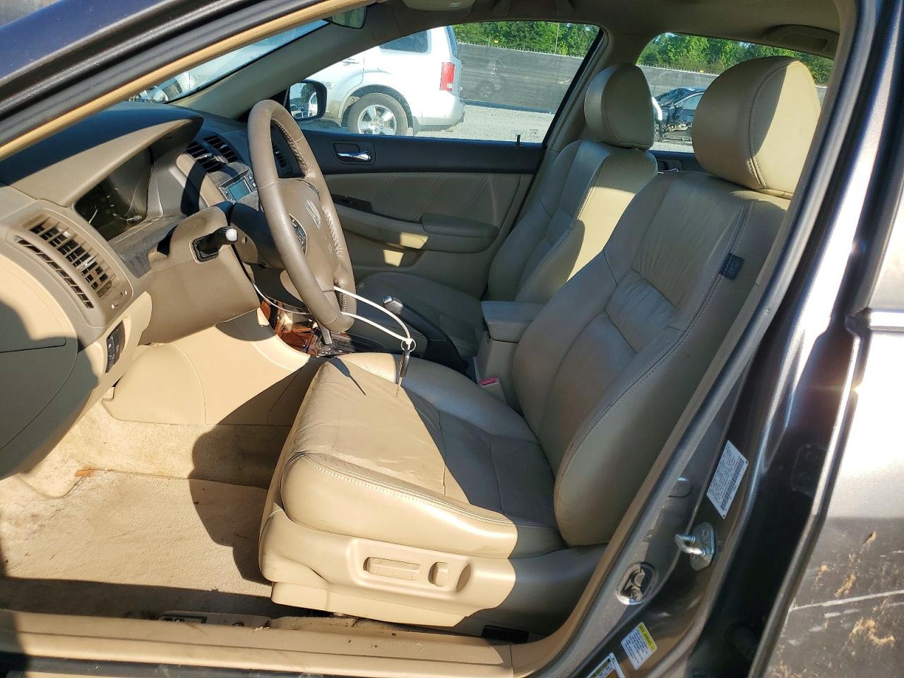 2007 Honda Accord Ex Brown vin: 1HGCM66597A076622