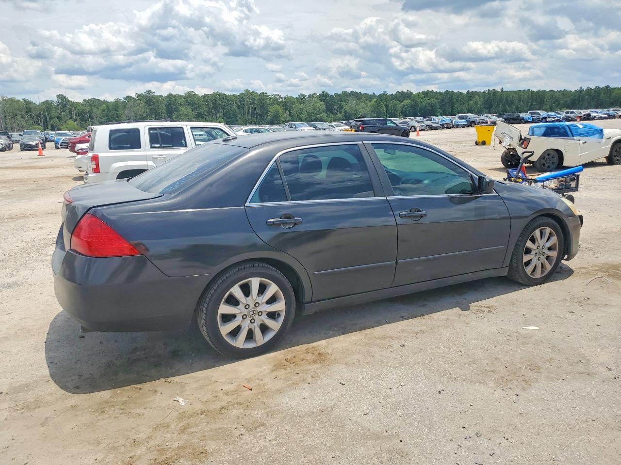 2007 Honda Accord Ex Charcoal vin: 1HGCM66597A084686