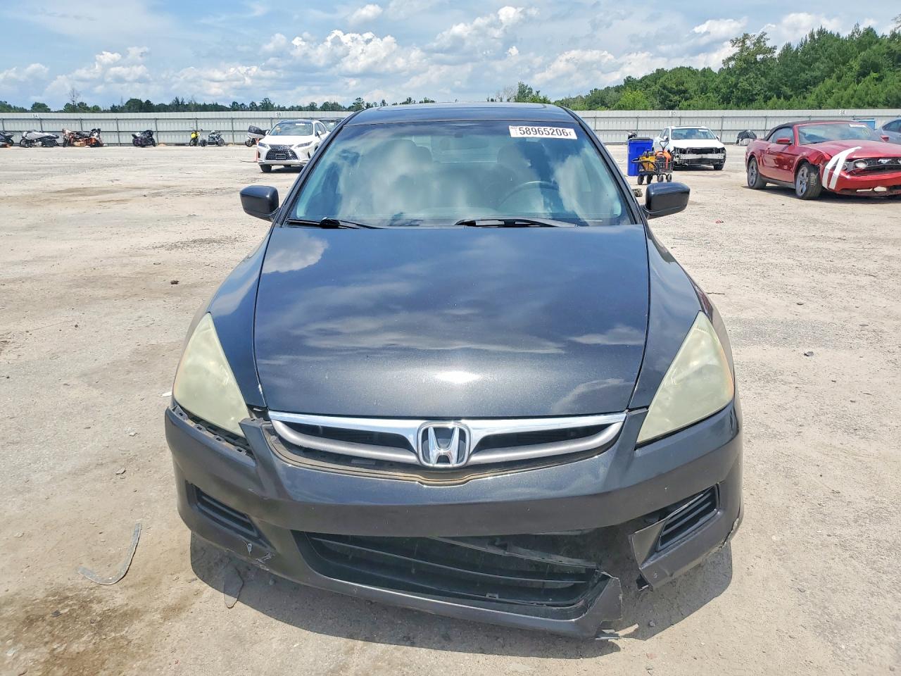 2007 Honda Accord Ex Charcoal vin: 1HGCM66597A084686