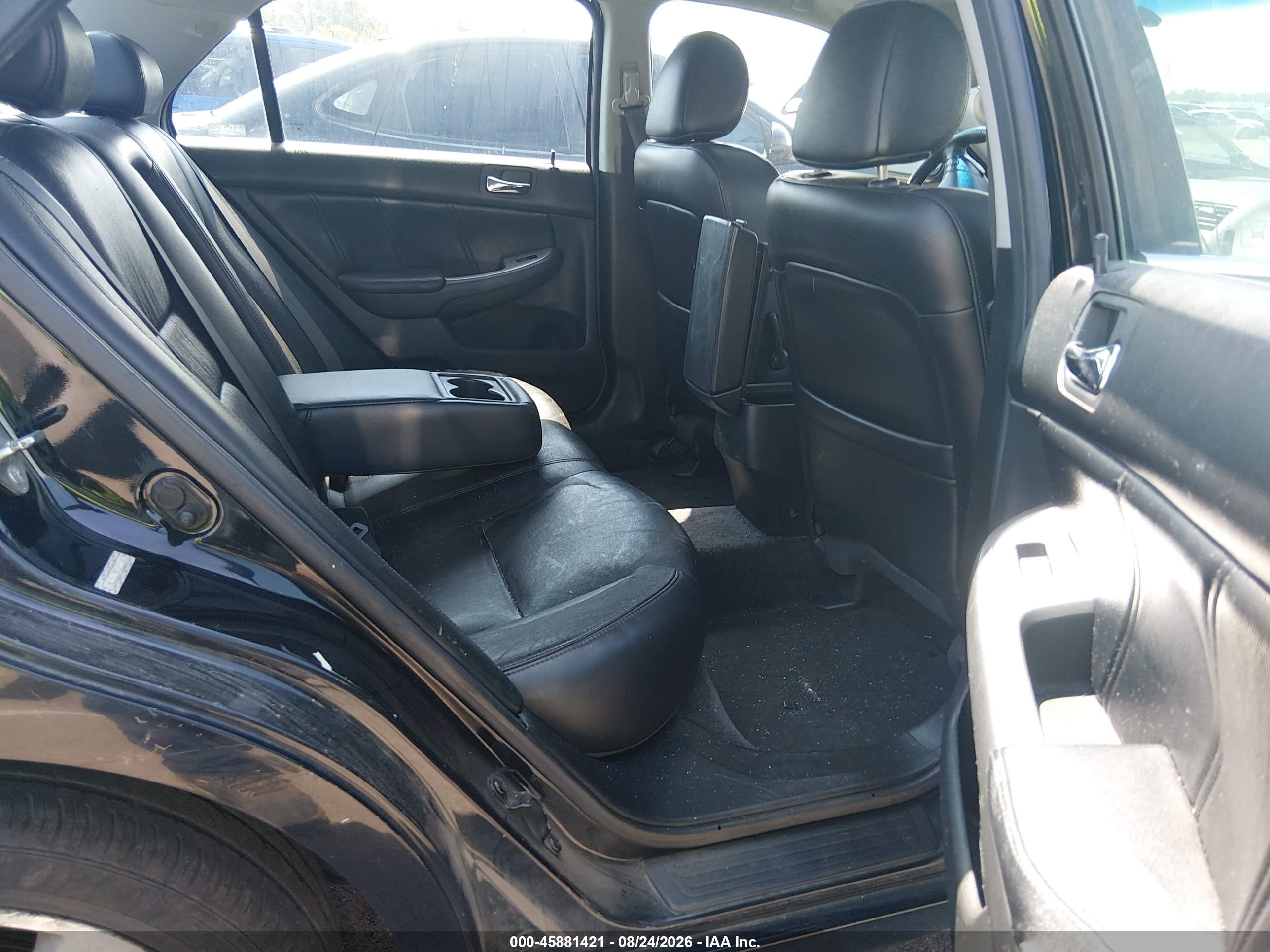 2007 Honda Accord 3.0 Ex Black vin: 1HGCM66597A085661