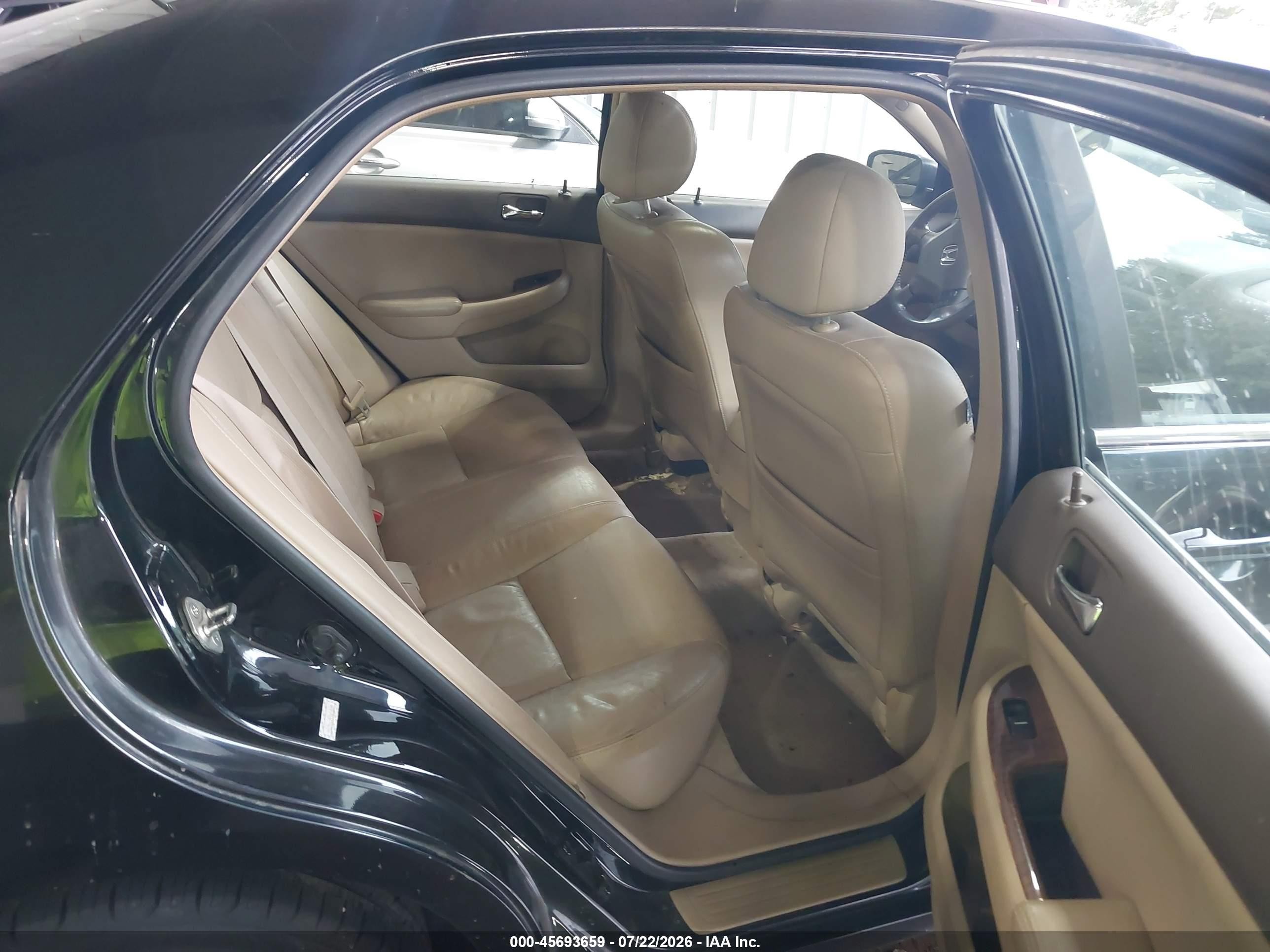 2007 Honda Accord 3.0 Ex Черный vin: 1HGCM66597A090844