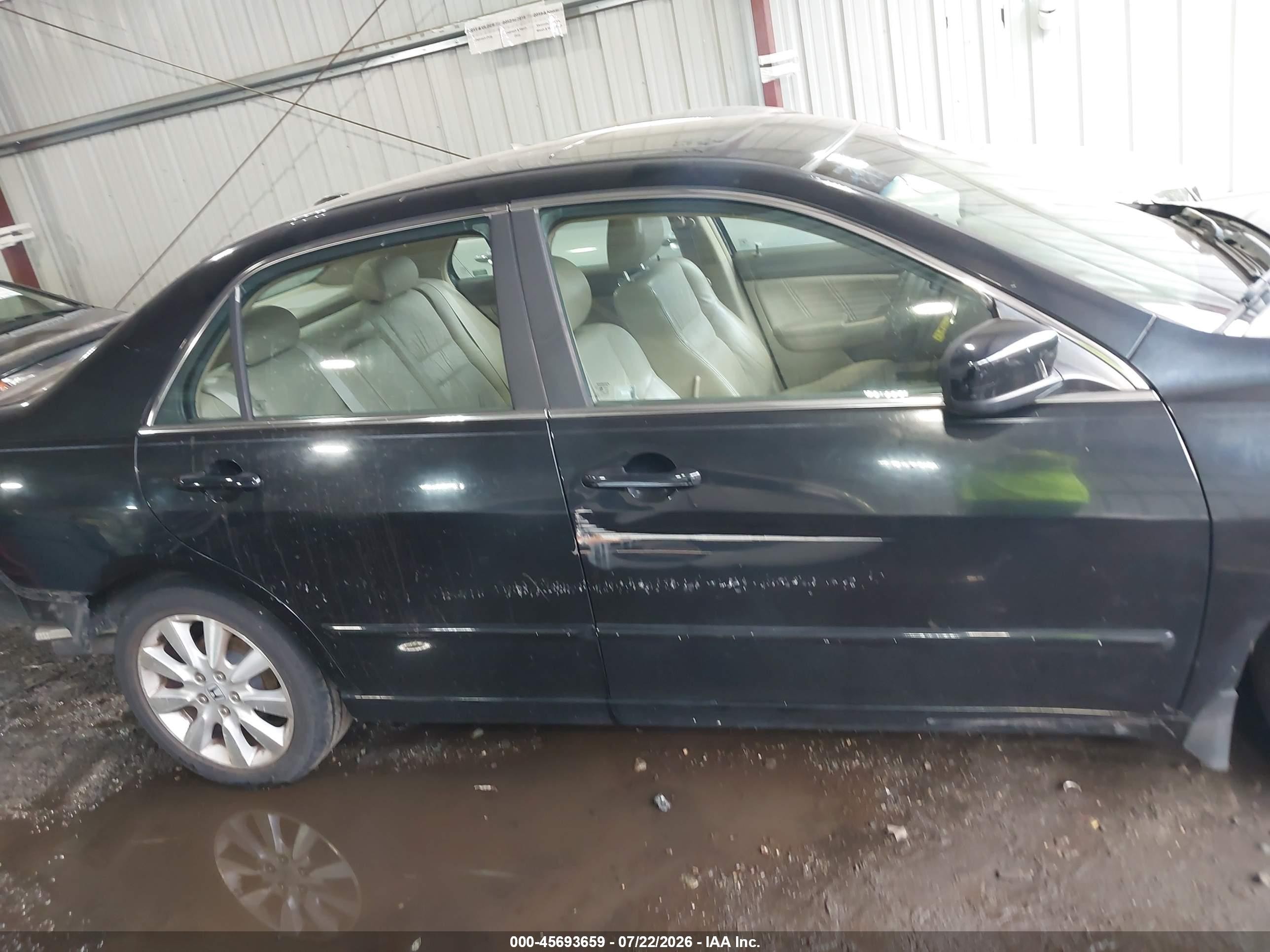 2007 Honda Accord 3.0 Ex Черный vin: 1HGCM66597A090844