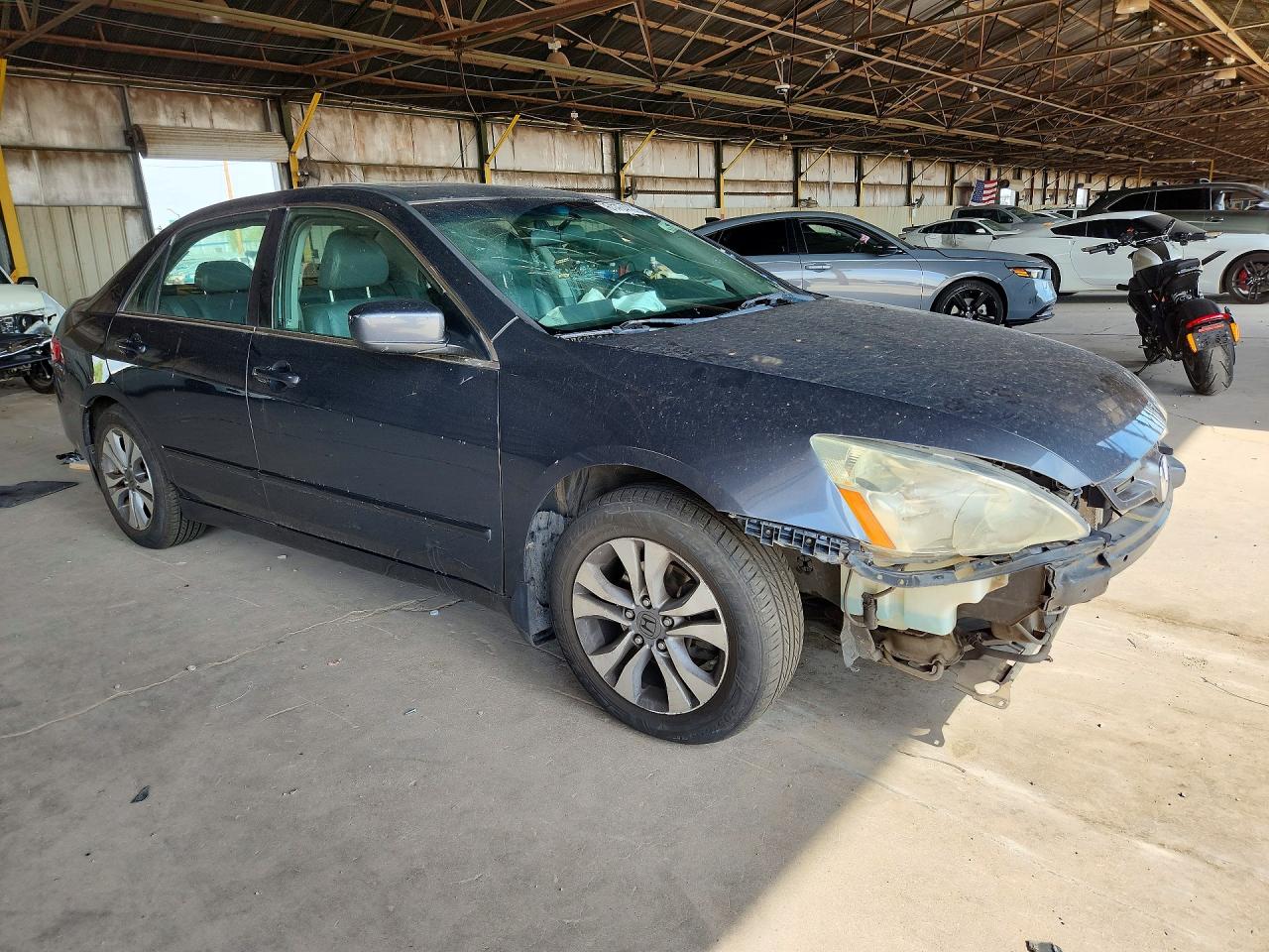 2003 Honda Accord Ex Gray vin: 1HGCM665X3A004158