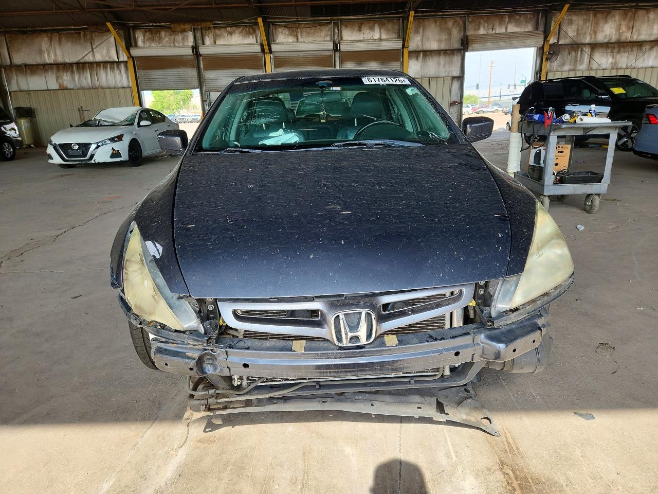 2003 Honda Accord Ex Gray vin: 1HGCM665X3A004158