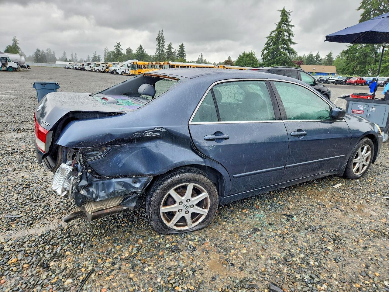 2003 Honda Accord Ex Серый vin: 1HGCM665X3A008694