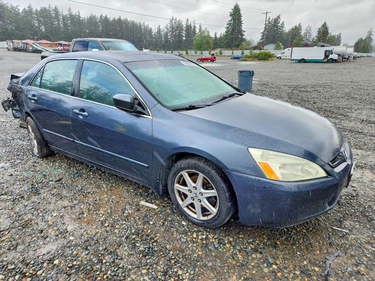 2003 Honda Accord Ex Серый vin: 1HGCM665X3A008694