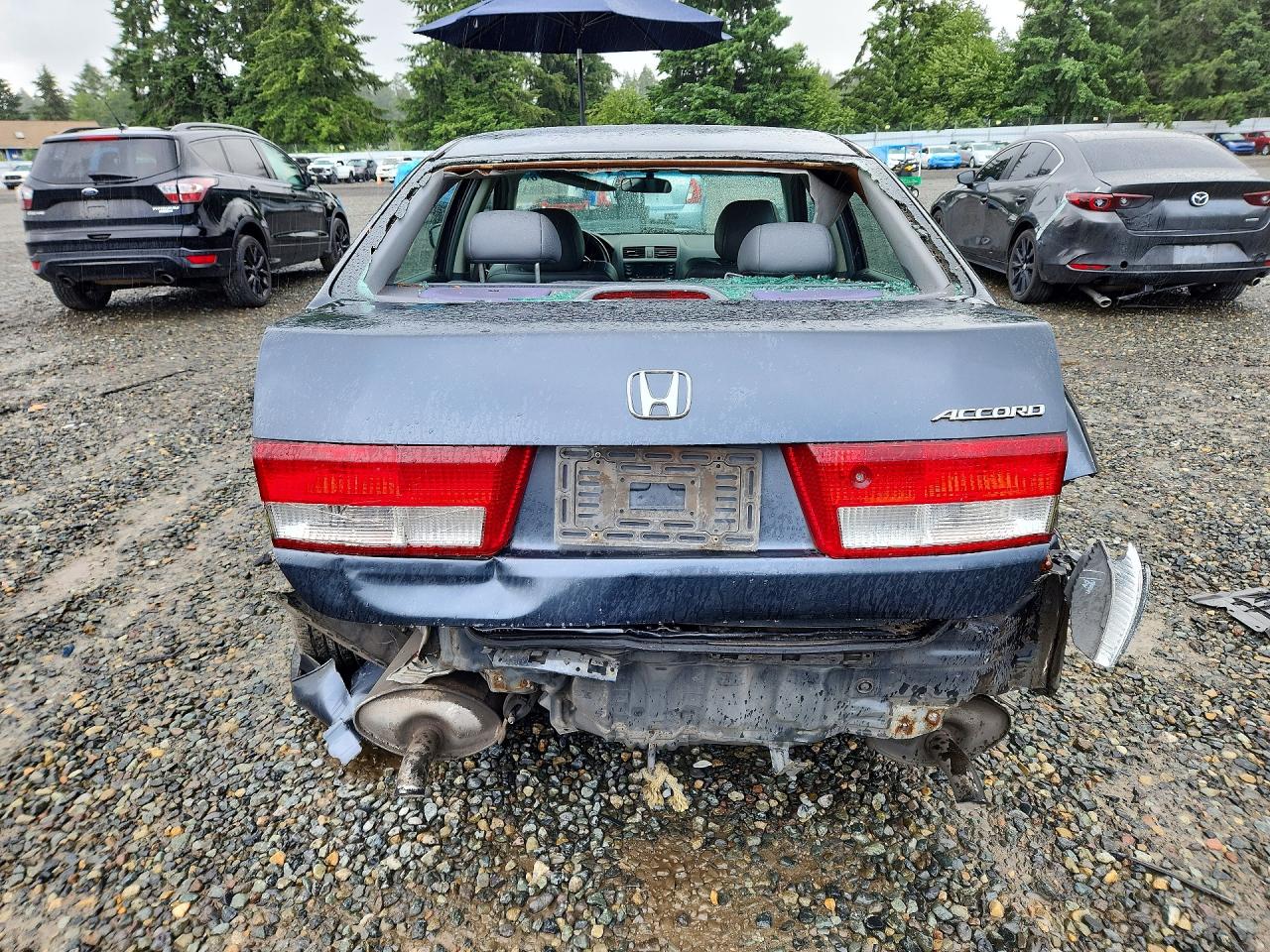 2003 Honda Accord Ex Серый vin: 1HGCM665X3A008694