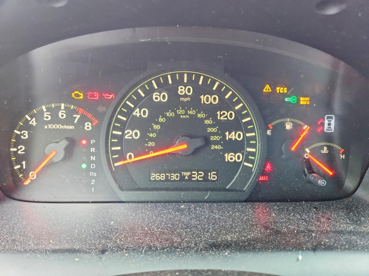2003 Honda Accord Ex Серый vin: 1HGCM665X3A008694