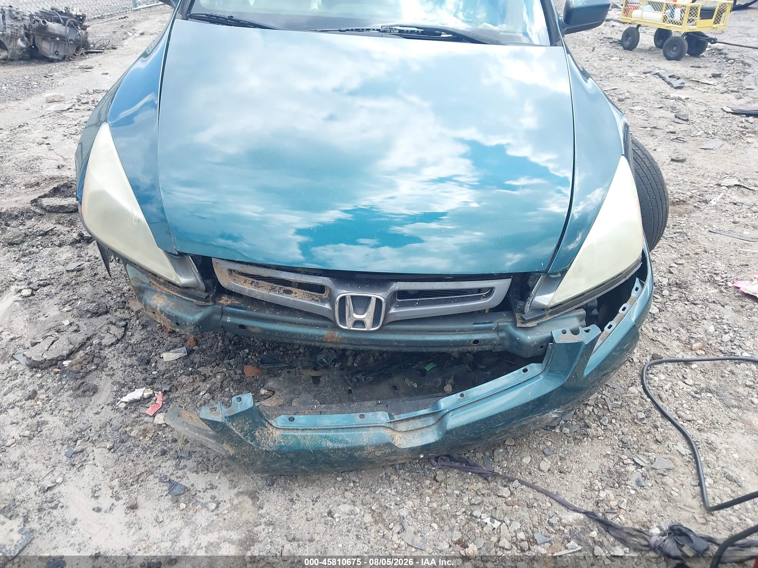 2003 Honda Accord 3.0 Ex Green vin: 1HGCM665X3A010901