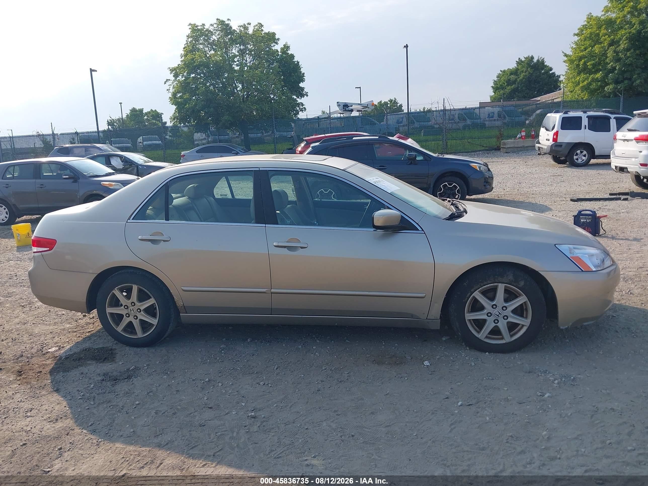 2003 Honda Accord 3.0 Ex Бежевый vin: 1HGCM665X3A018268