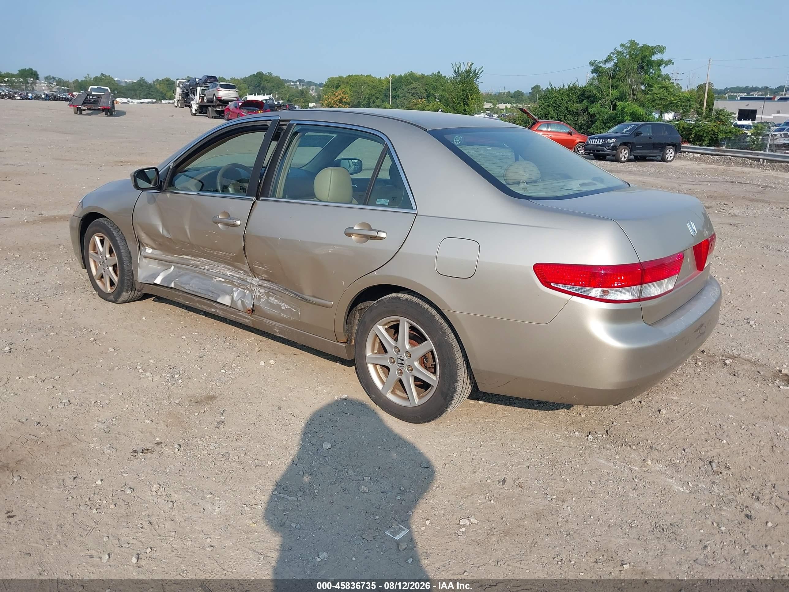 2003 Honda Accord 3.0 Ex Бежевый vin: 1HGCM665X3A018268