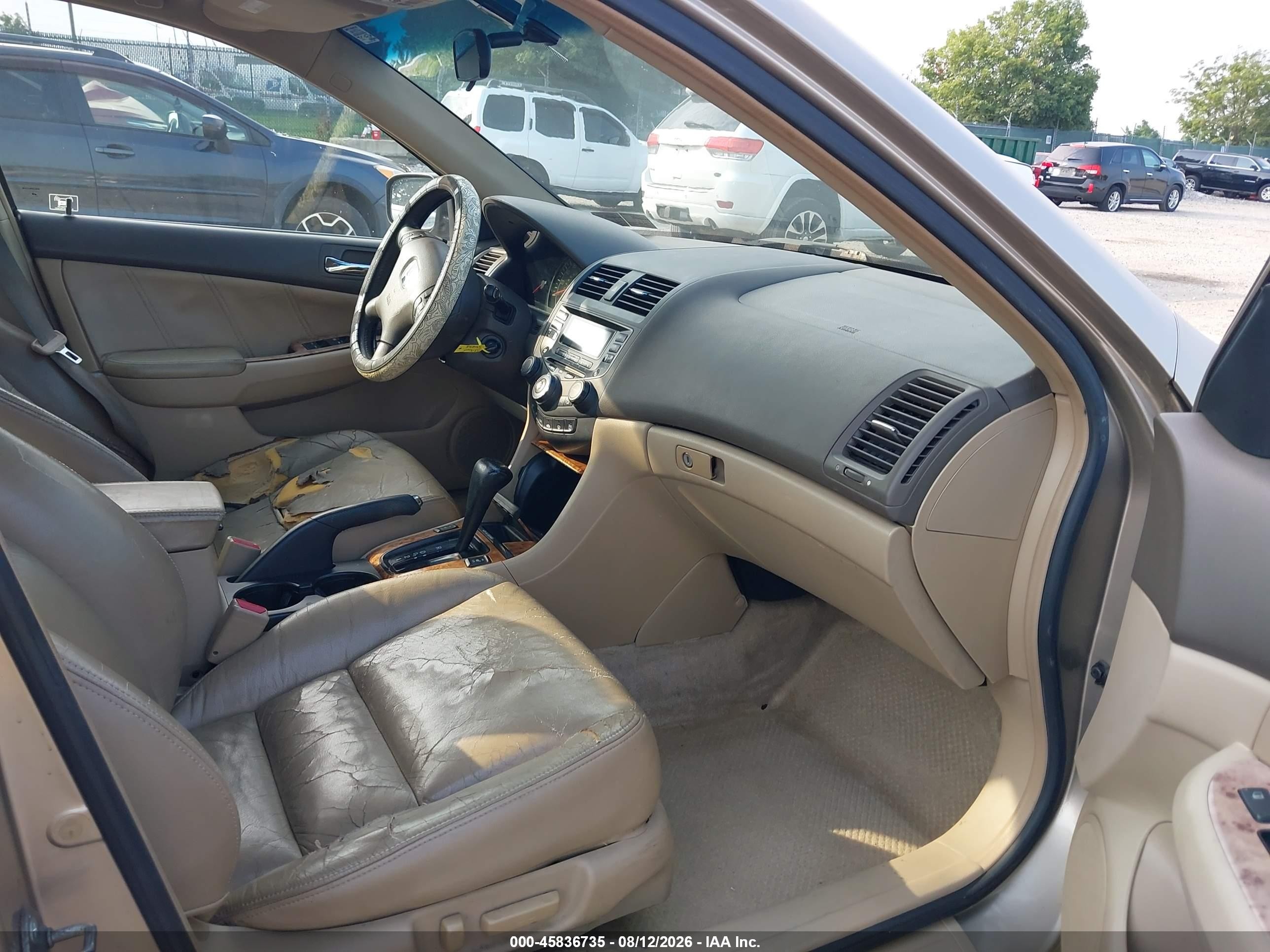 2003 Honda Accord 3.0 Ex Бежевый vin: 1HGCM665X3A018268