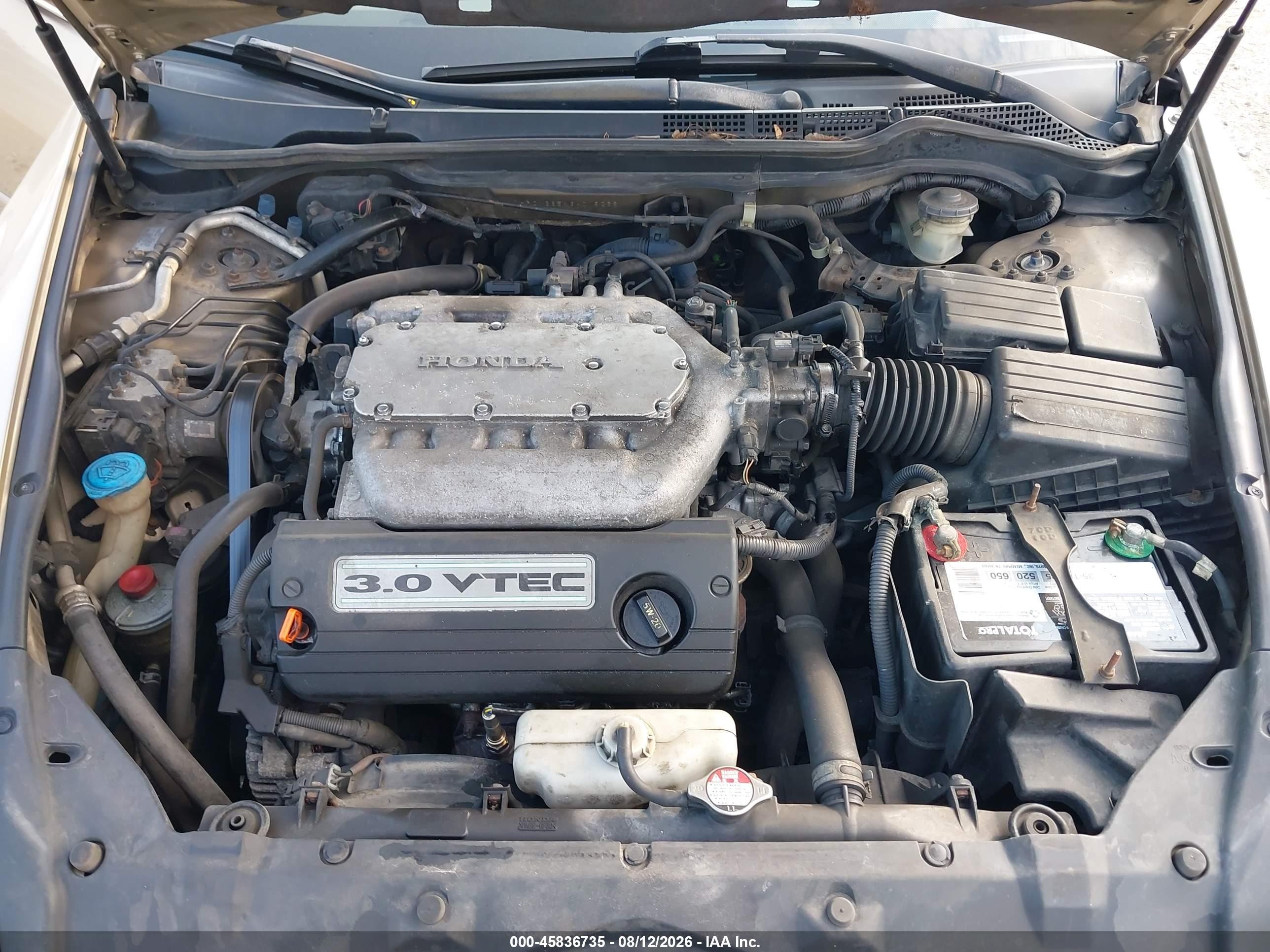 2003 Honda Accord 3.0 Ex Бежевый vin: 1HGCM665X3A018268