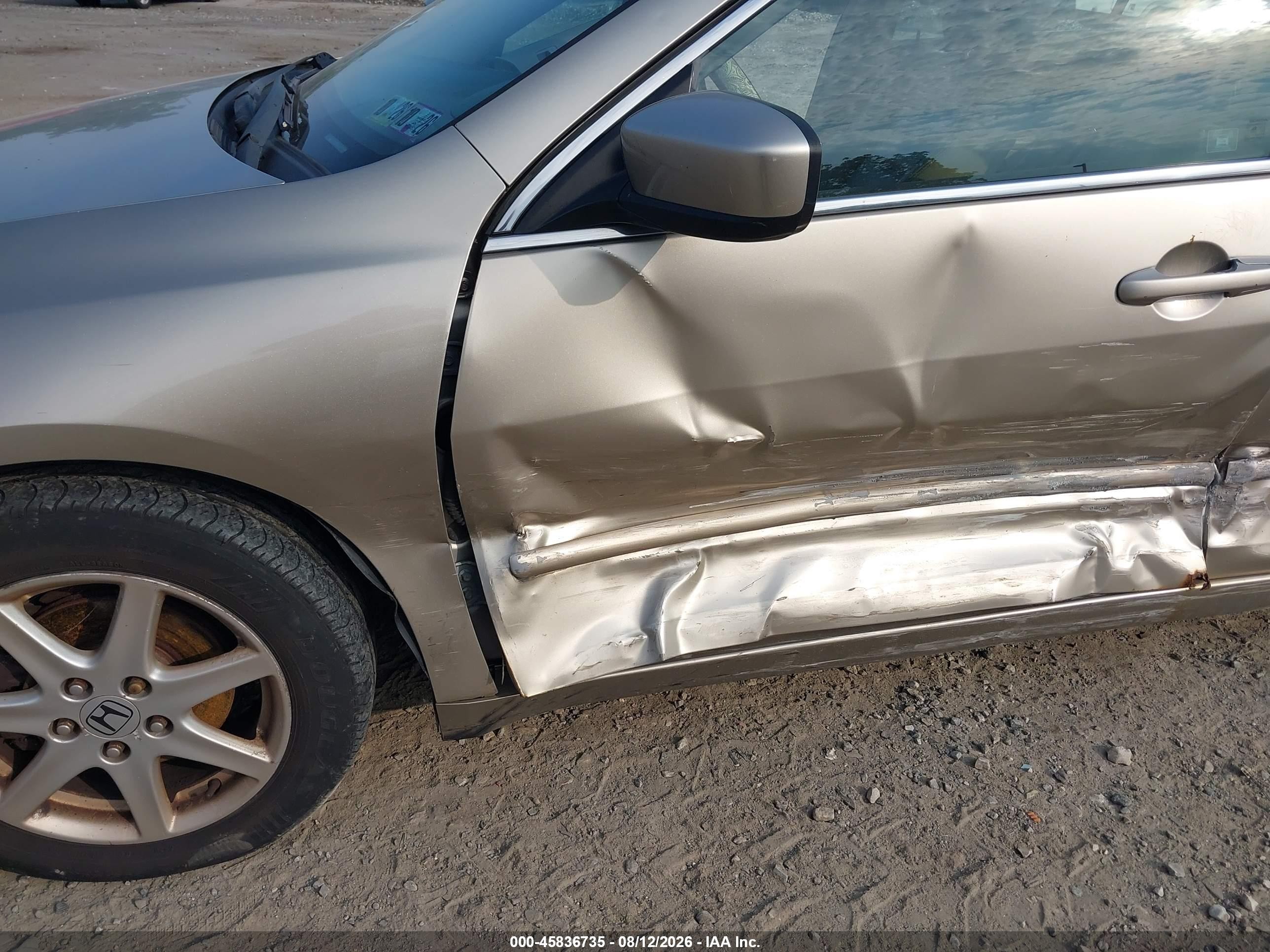 2003 Honda Accord 3.0 Ex Бежевый vin: 1HGCM665X3A018268