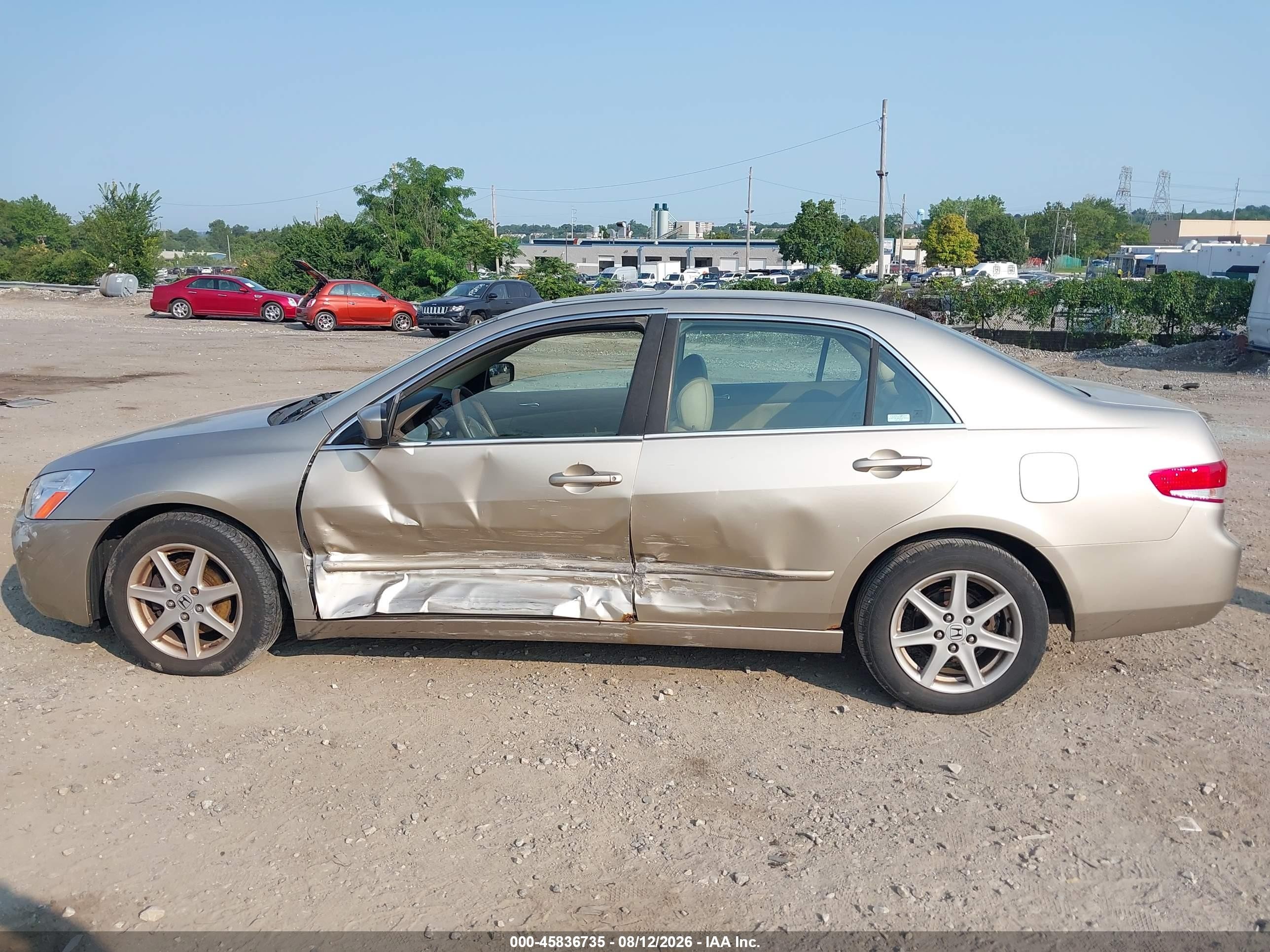 2003 Honda Accord 3.0 Ex Бежевый vin: 1HGCM665X3A018268