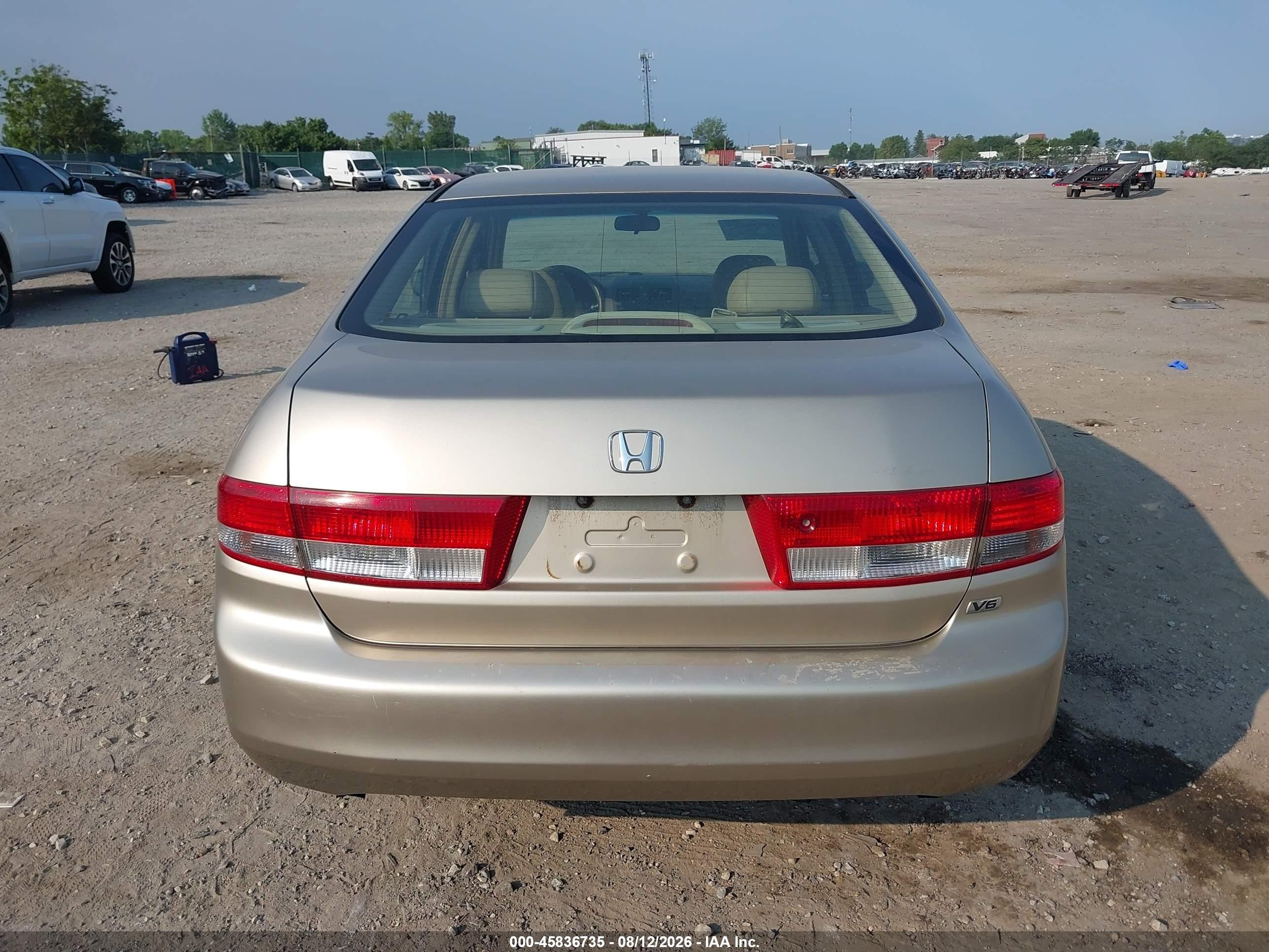2003 Honda Accord 3.0 Ex Бежевый vin: 1HGCM665X3A018268