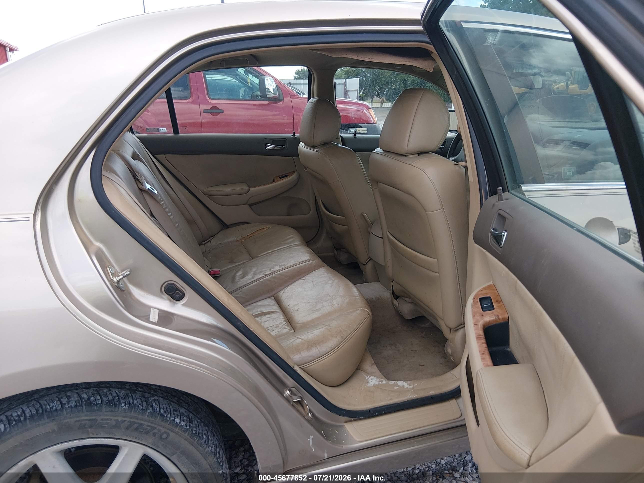 2003 Honda Accord 3.0 Ex Желто-коричневый vin: 1HGCM665X3A081046