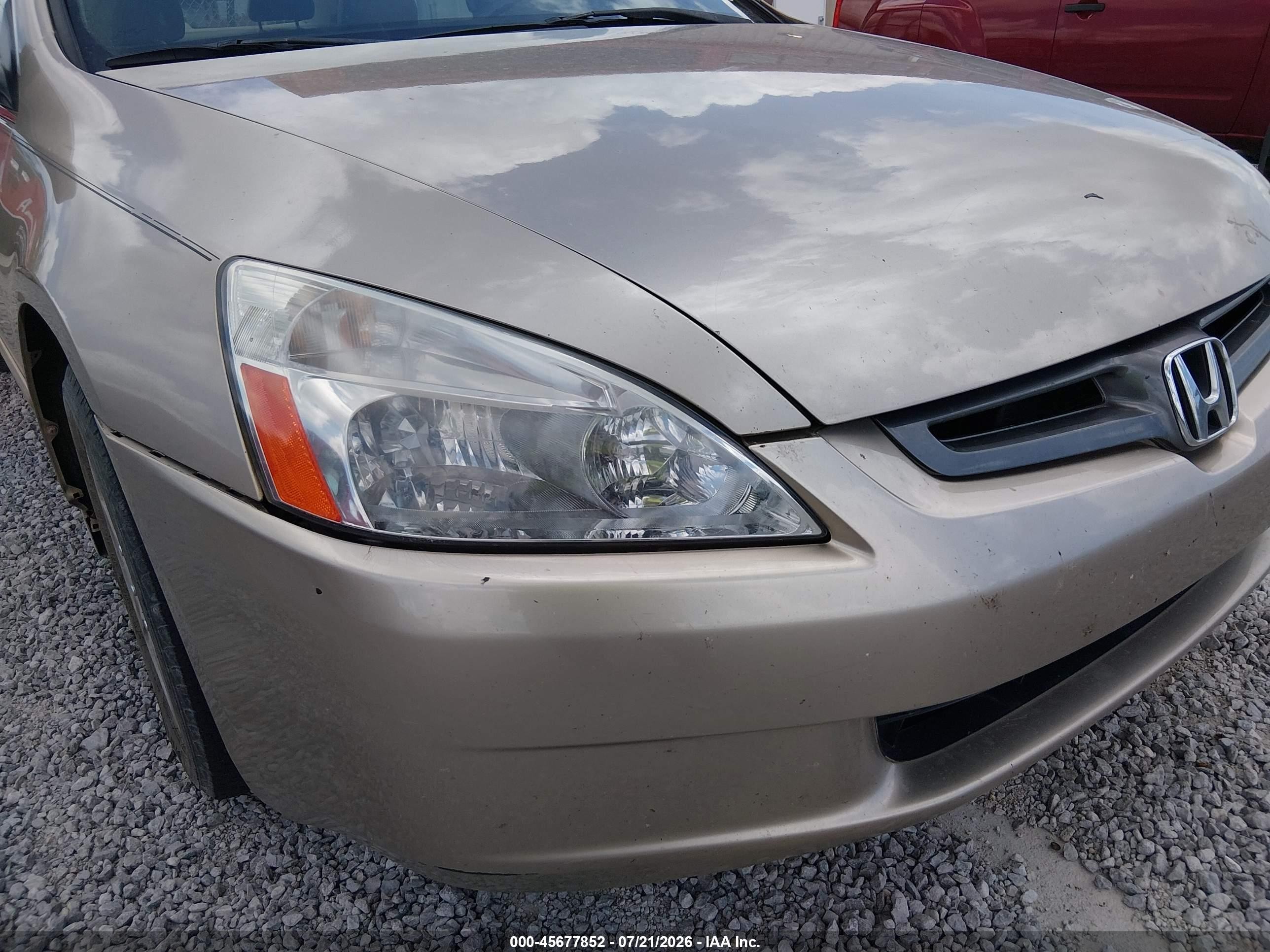 2003 Honda Accord 3.0 Ex Желто-коричневый vin: 1HGCM665X3A081046